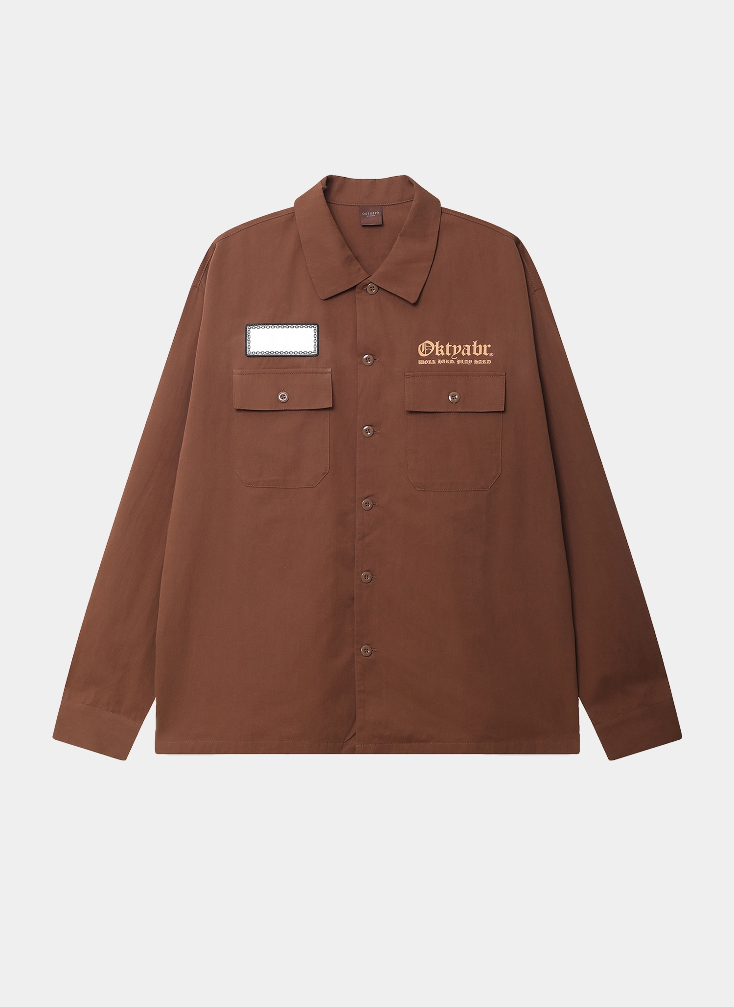 Овершот Work Ls Shirt GOLDEN BROWN