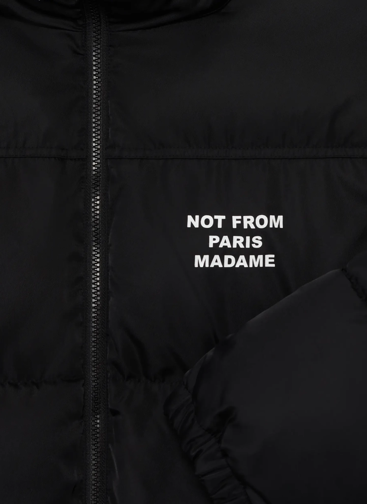 Пуховик Slogan Puffer Jacket Black