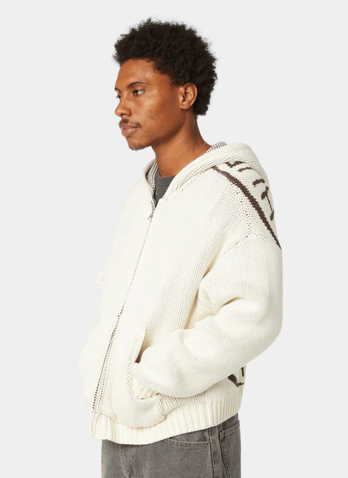 Худи На Молнии Token Zip Hooded Sweater Bleach