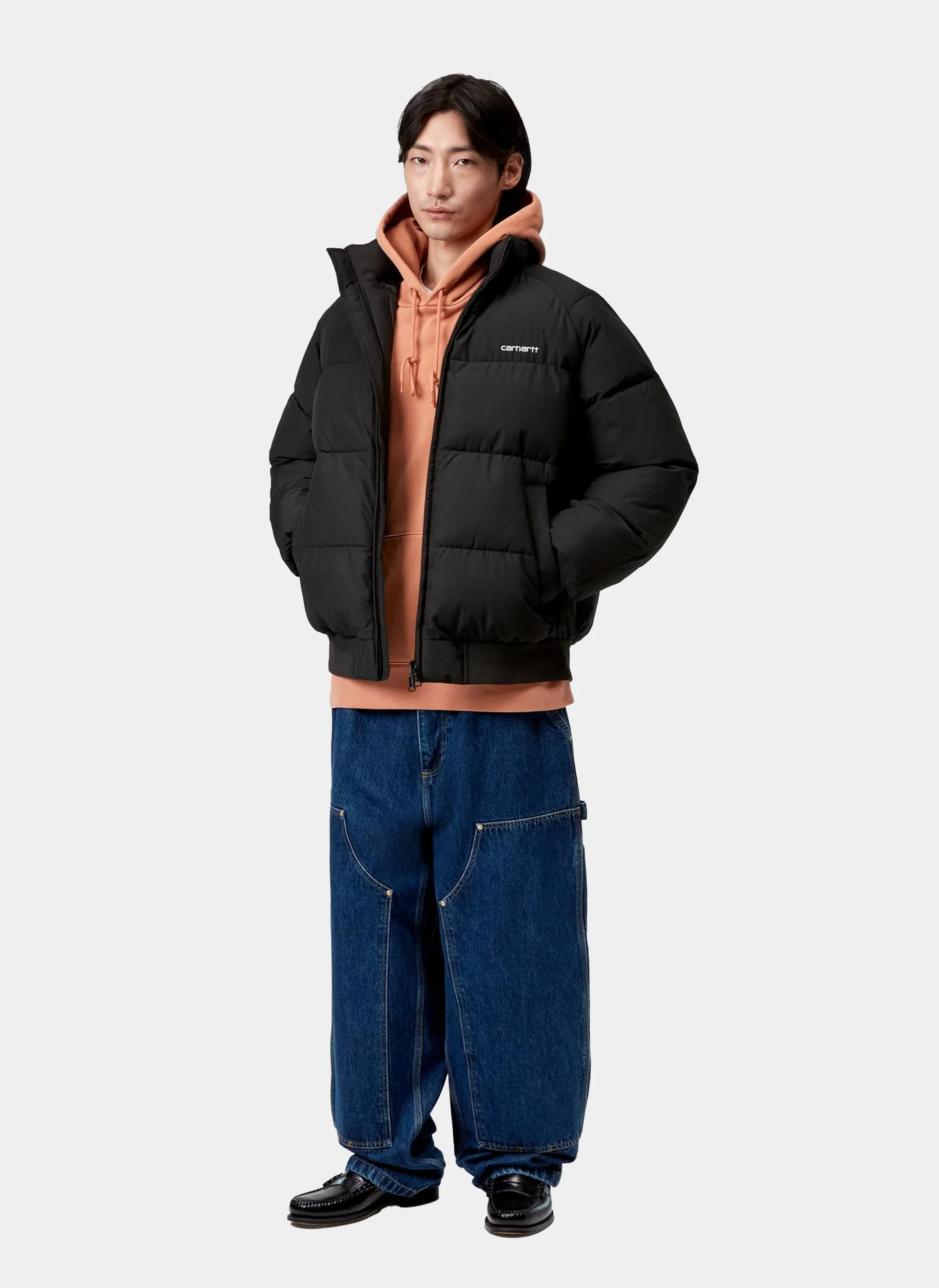 Пуховик Nebraska Jacket Black / White