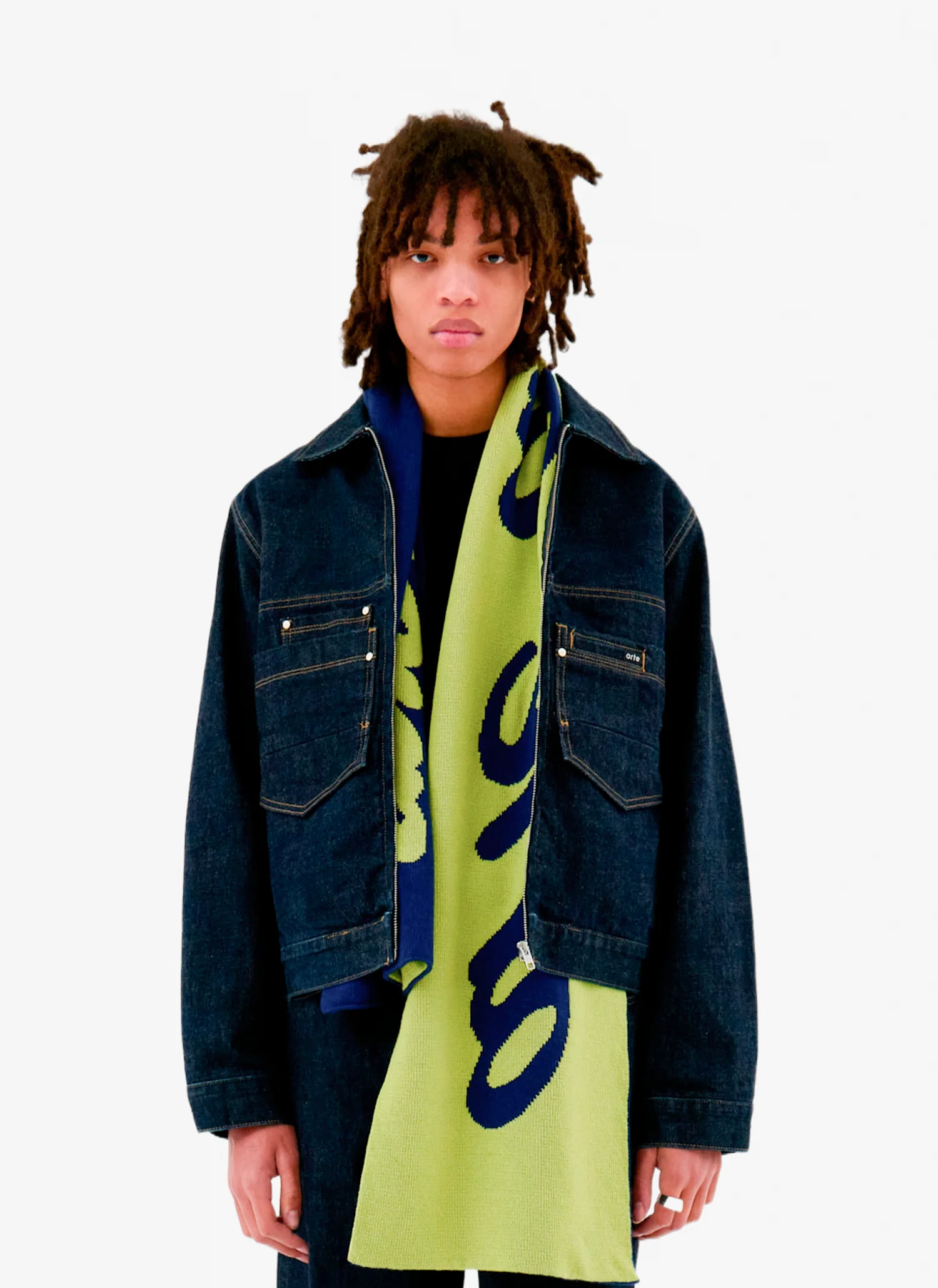 Шарф ‘Antwerp Scarf’ Navy / Green