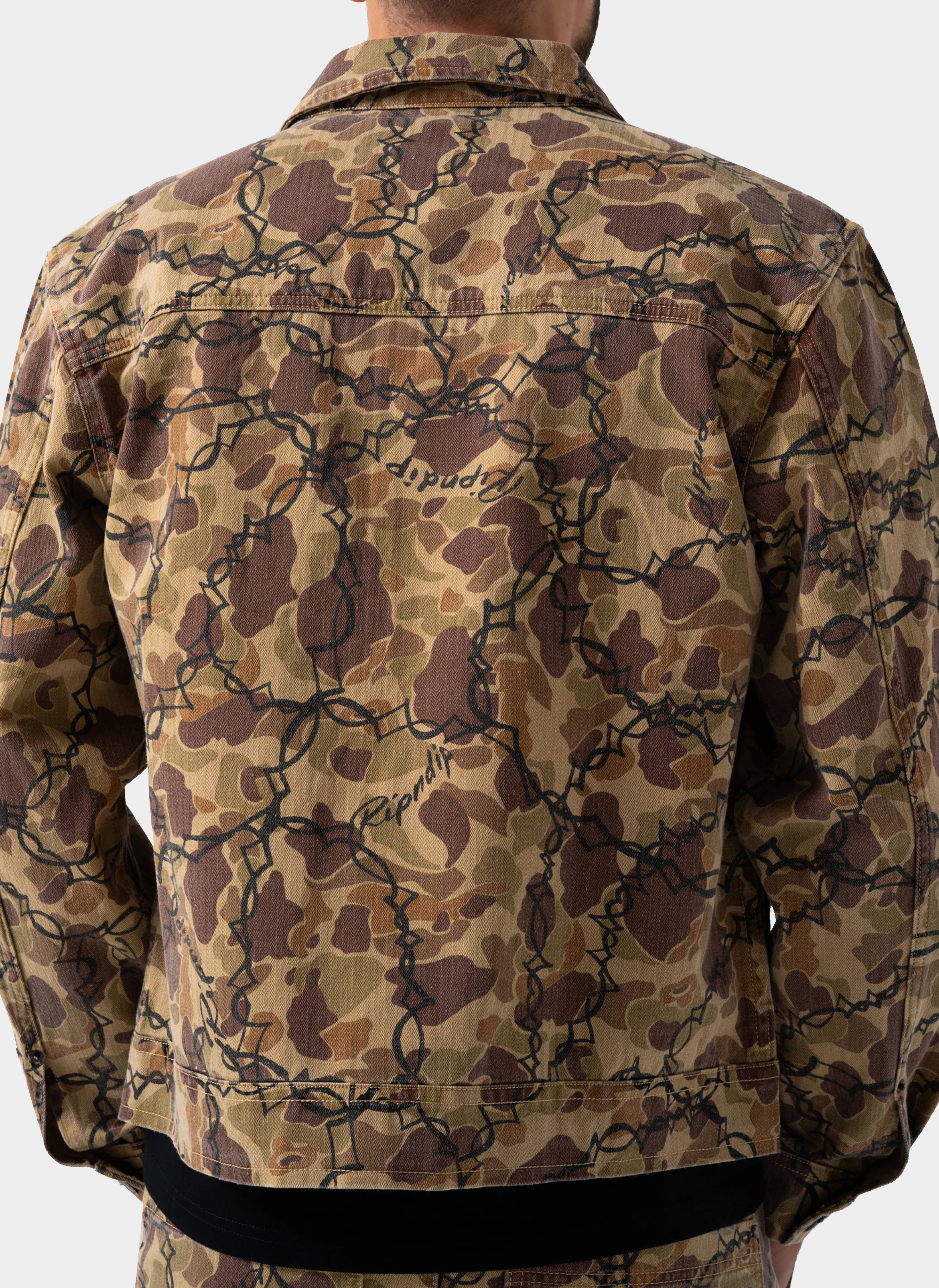 Куртка Wired Button Up Jacket Tan Camo Куртка Wired Button Up Jacket Tan Camo