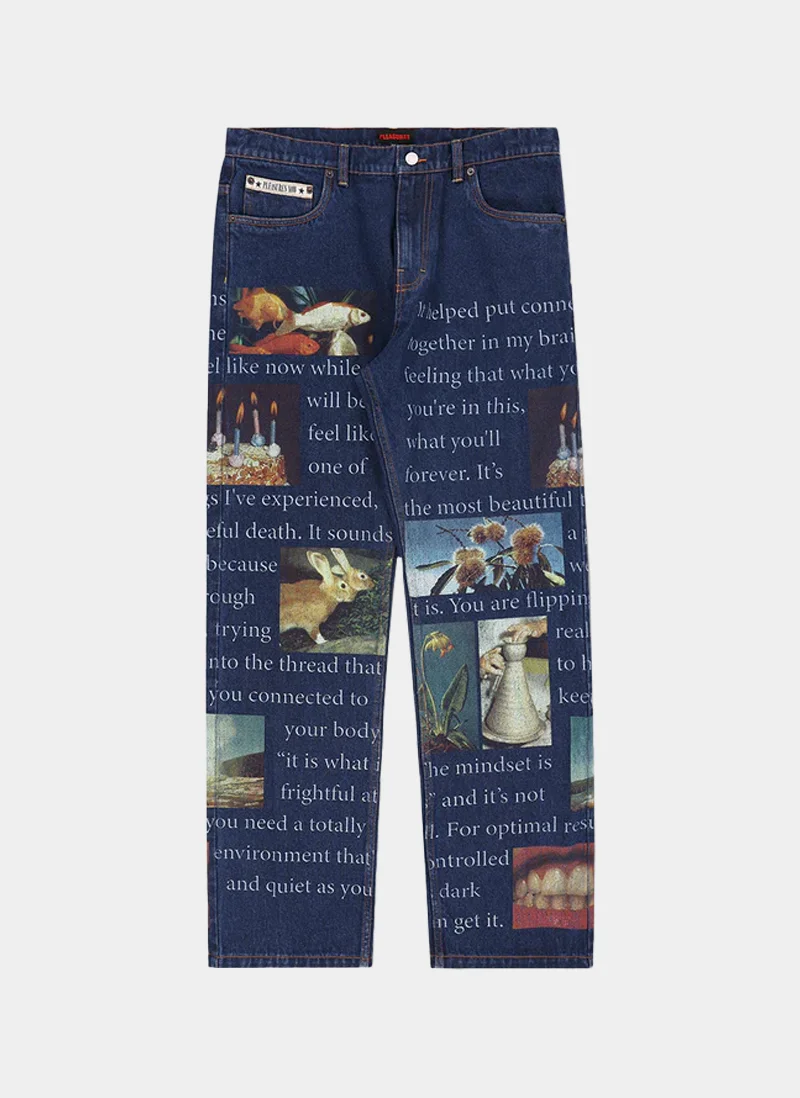 Джинсы Connection Straight Leg Jeans  Washed Indigo