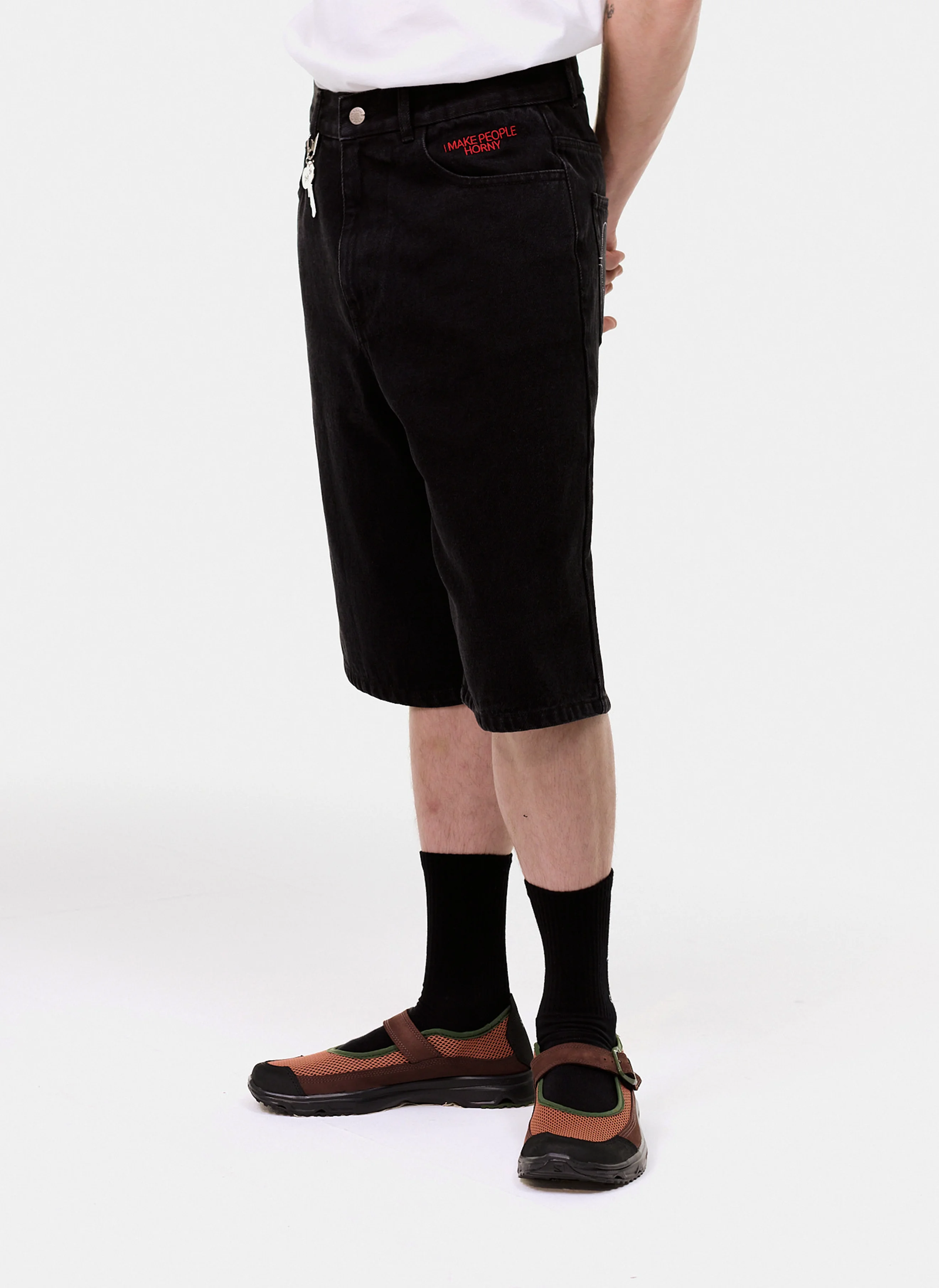 Шорты Heart On, Hard On Shorts Off-Black