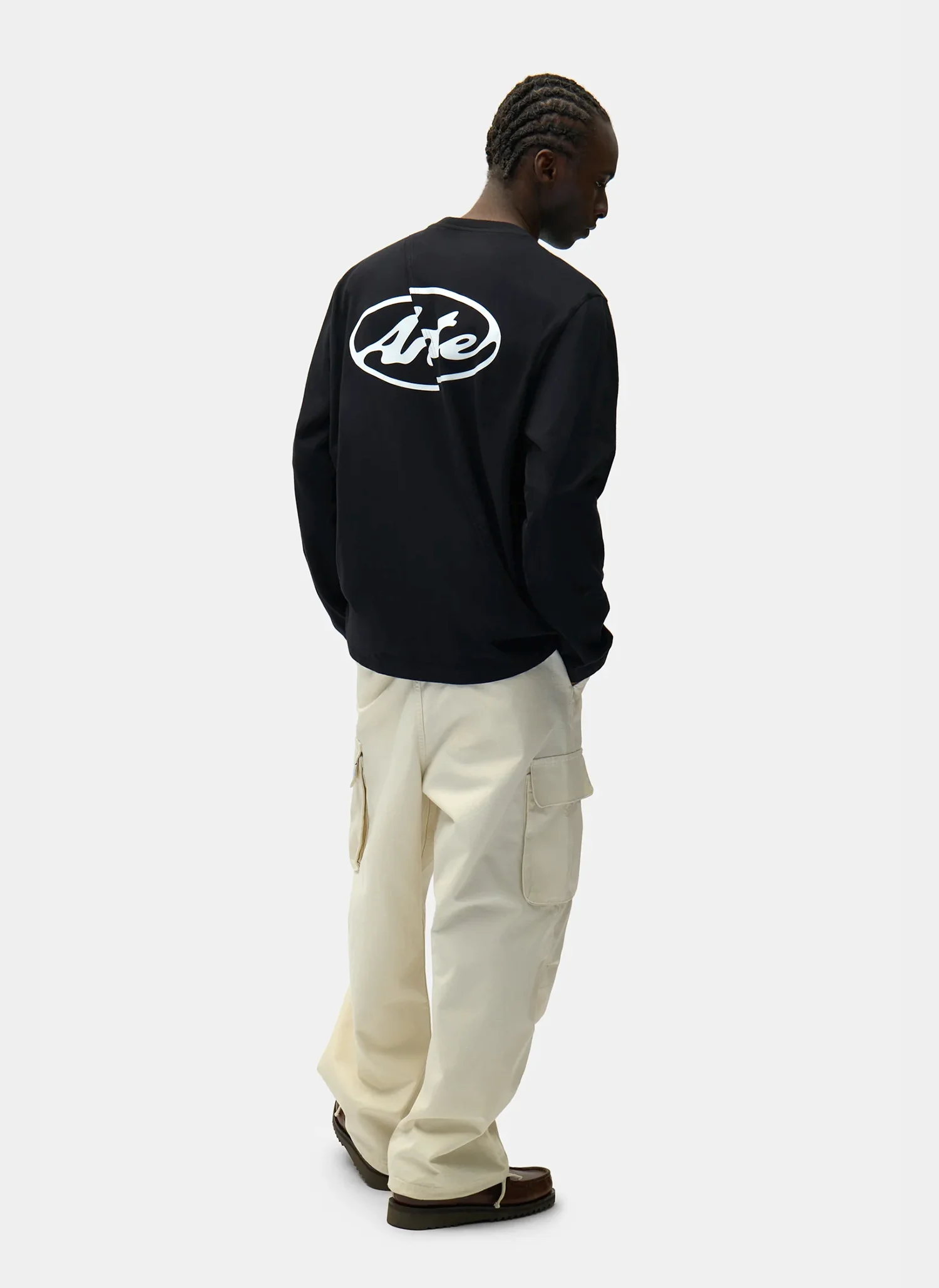 Лонгслив Back Circle Logo Longsleeve Black