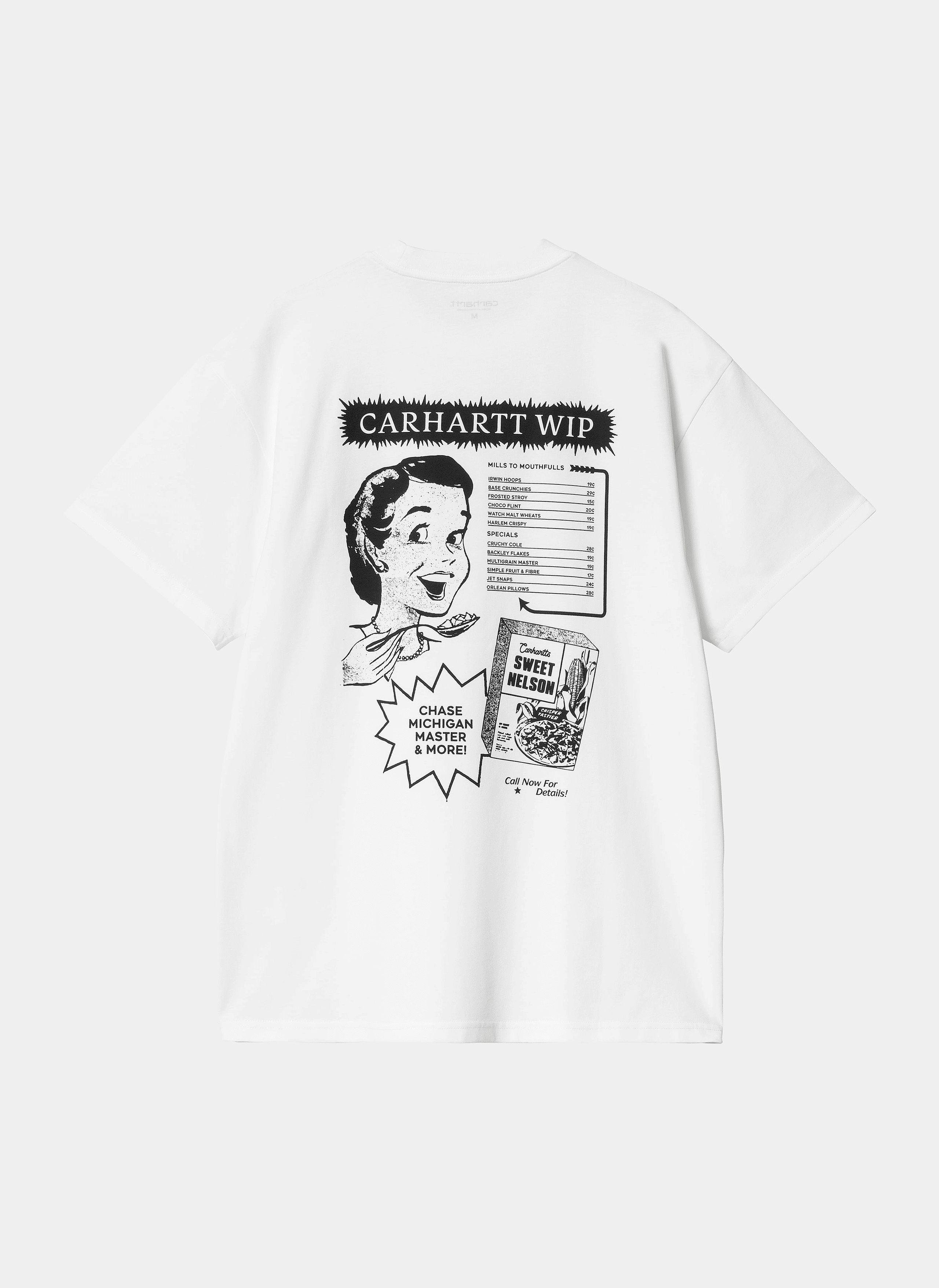 Футболка S/S Catalogue T-Shirt White / Black