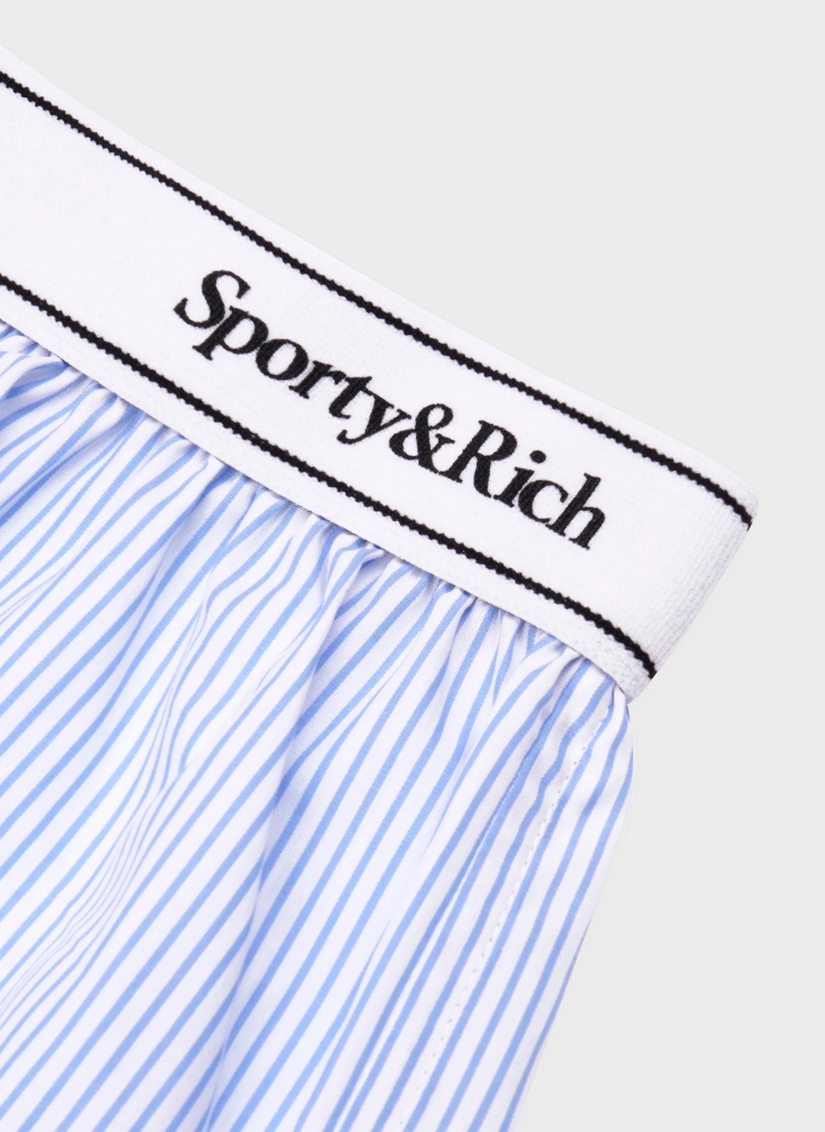 Шорты женские Serif Logo Boxer Light Blue Striped