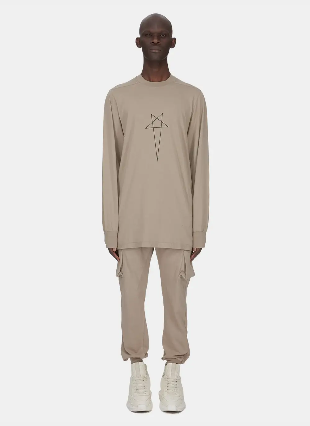 Лонгслив Jumbo LS T-Shirt Pearl / Black