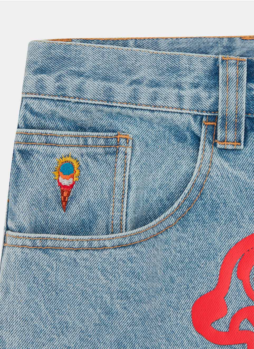 Джинсы RUNNING DOG DOUBLE SCOOP DENIM PANT Джинсы RUNNING DOG DOUBLE SCOOP DENIM PANT