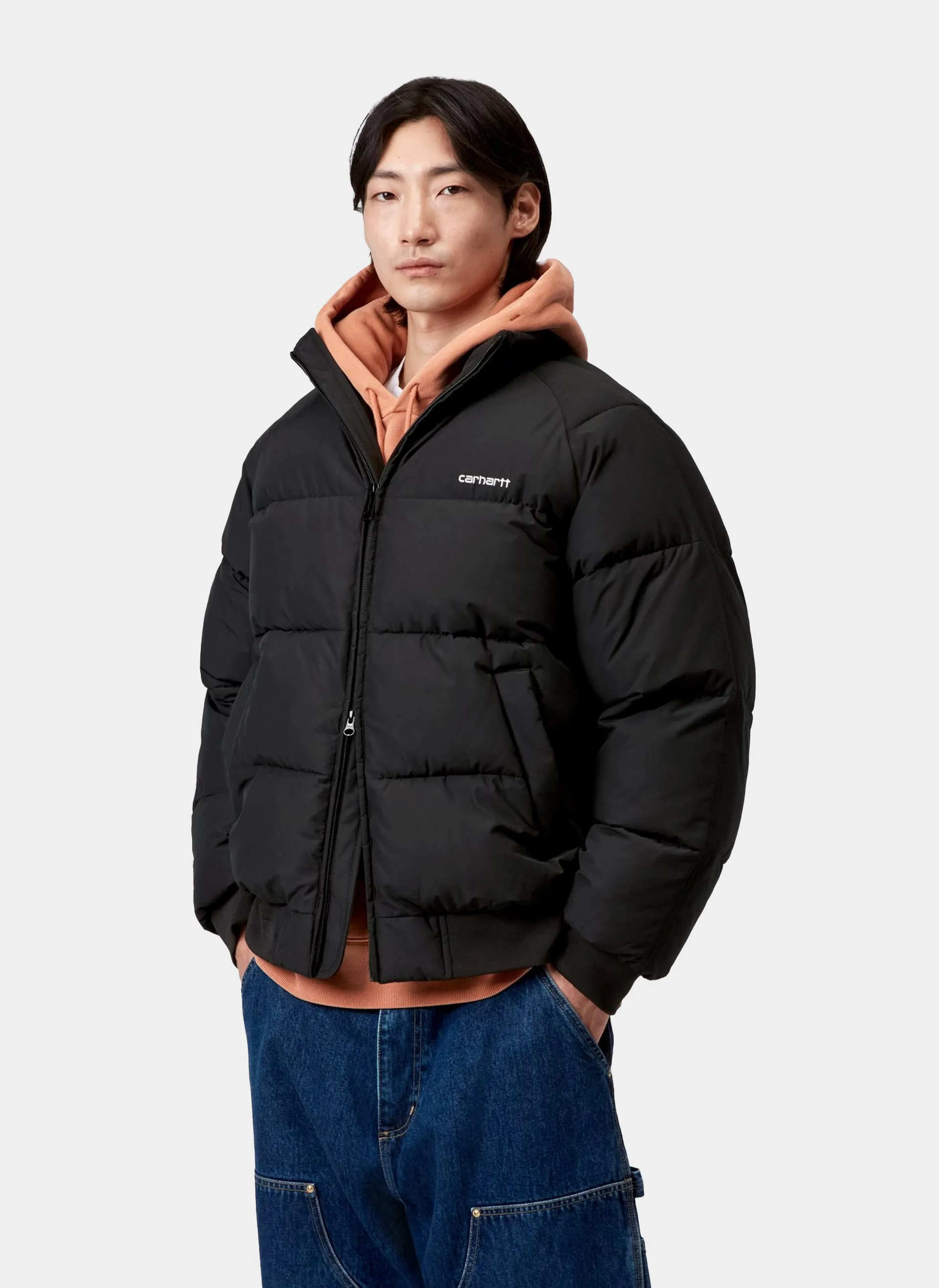Пуховик Nebraska Jacket Black / White