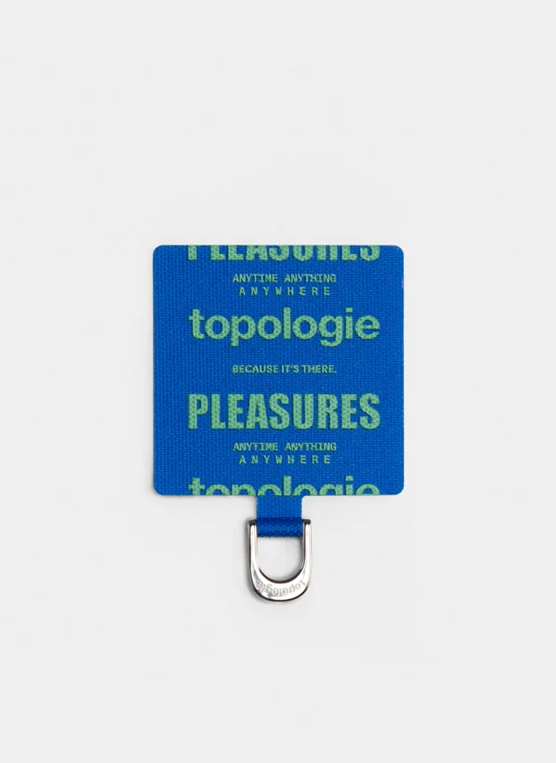 Ремень для телефона Pleasures х Topologie Phone Strap Adapter + Rope Blue / Green