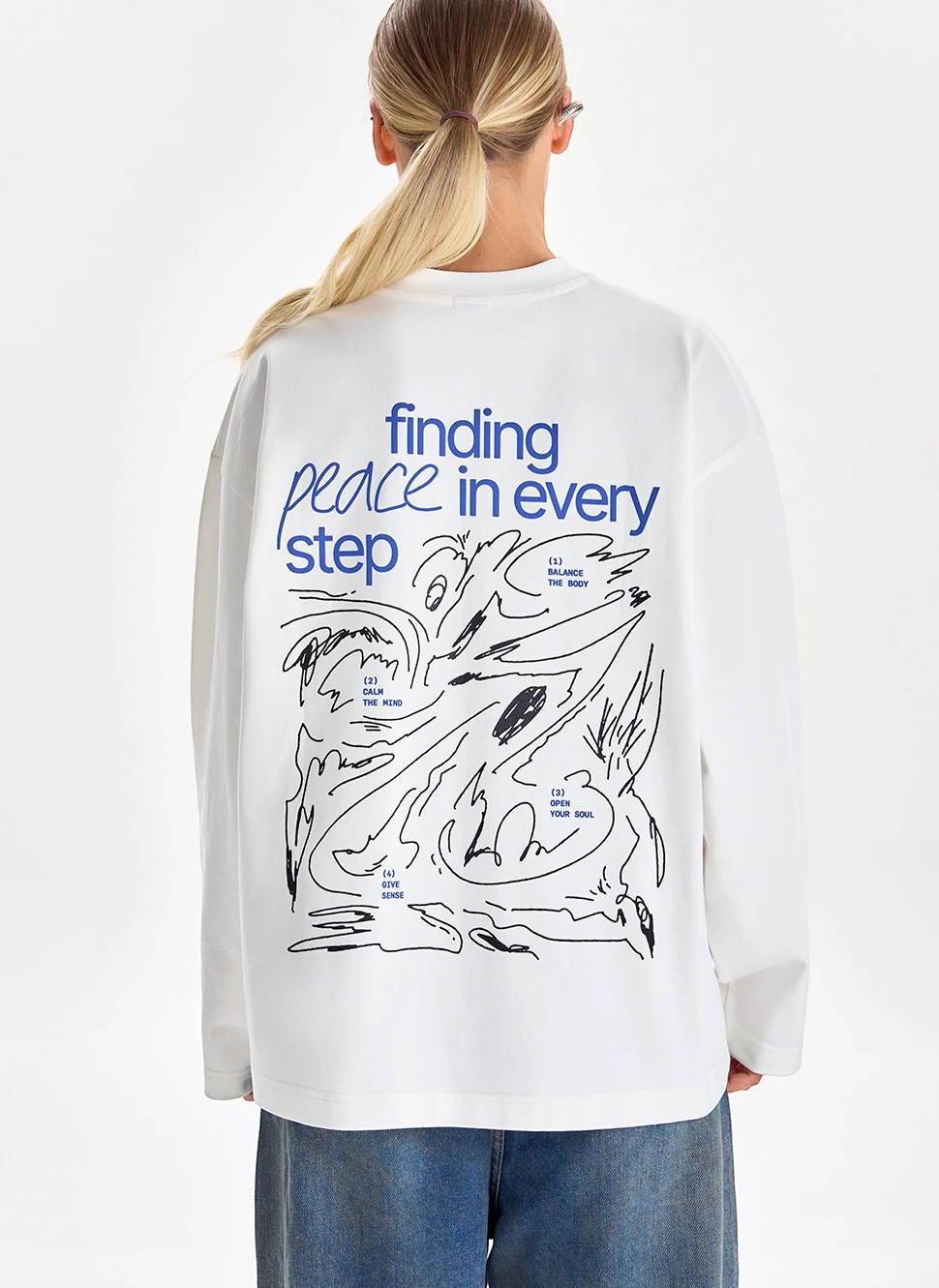 Лонгслив Find Peace LS Milk