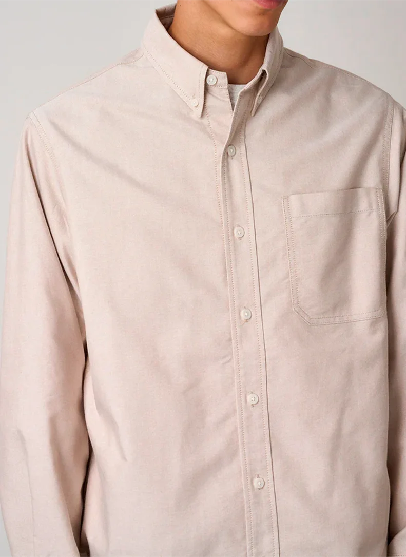 Рубашка Oxford Button Down Stance Shirt Ecru