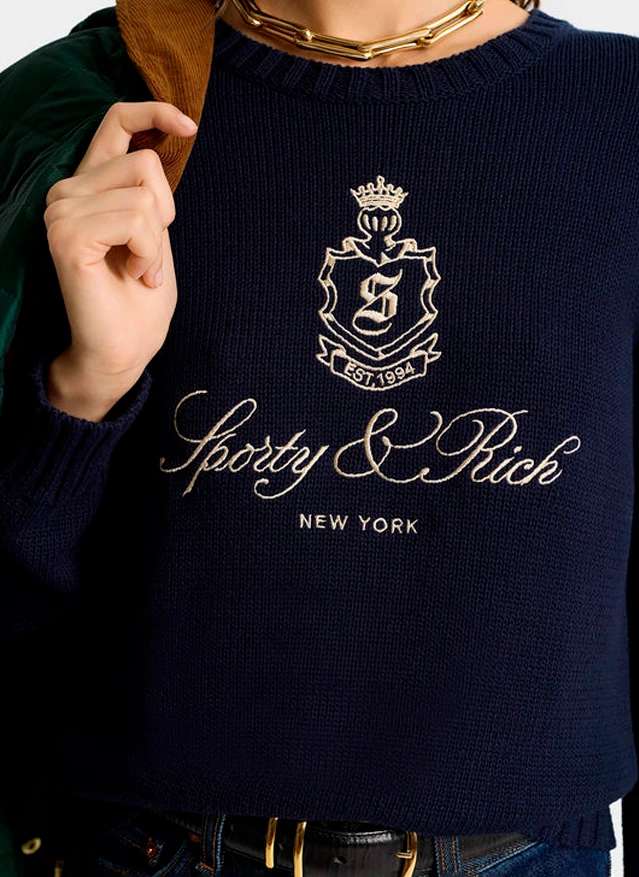 Свитер женский Vendome Knitted Sweater Dark Navy