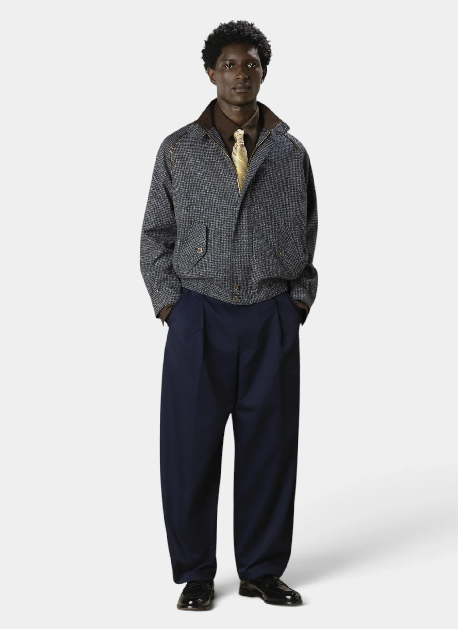 Куртка Houndstooth Baracuta Jacket  Navy