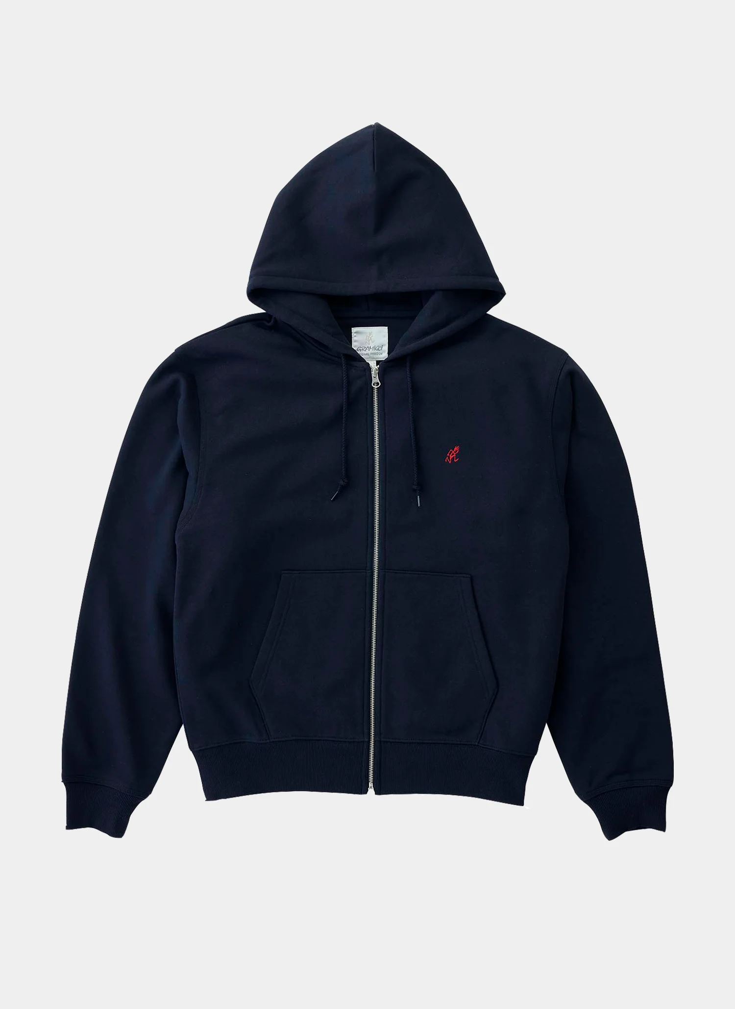 Худи на молнии One Point Zip Hooded Sweatshirt Dark Navy