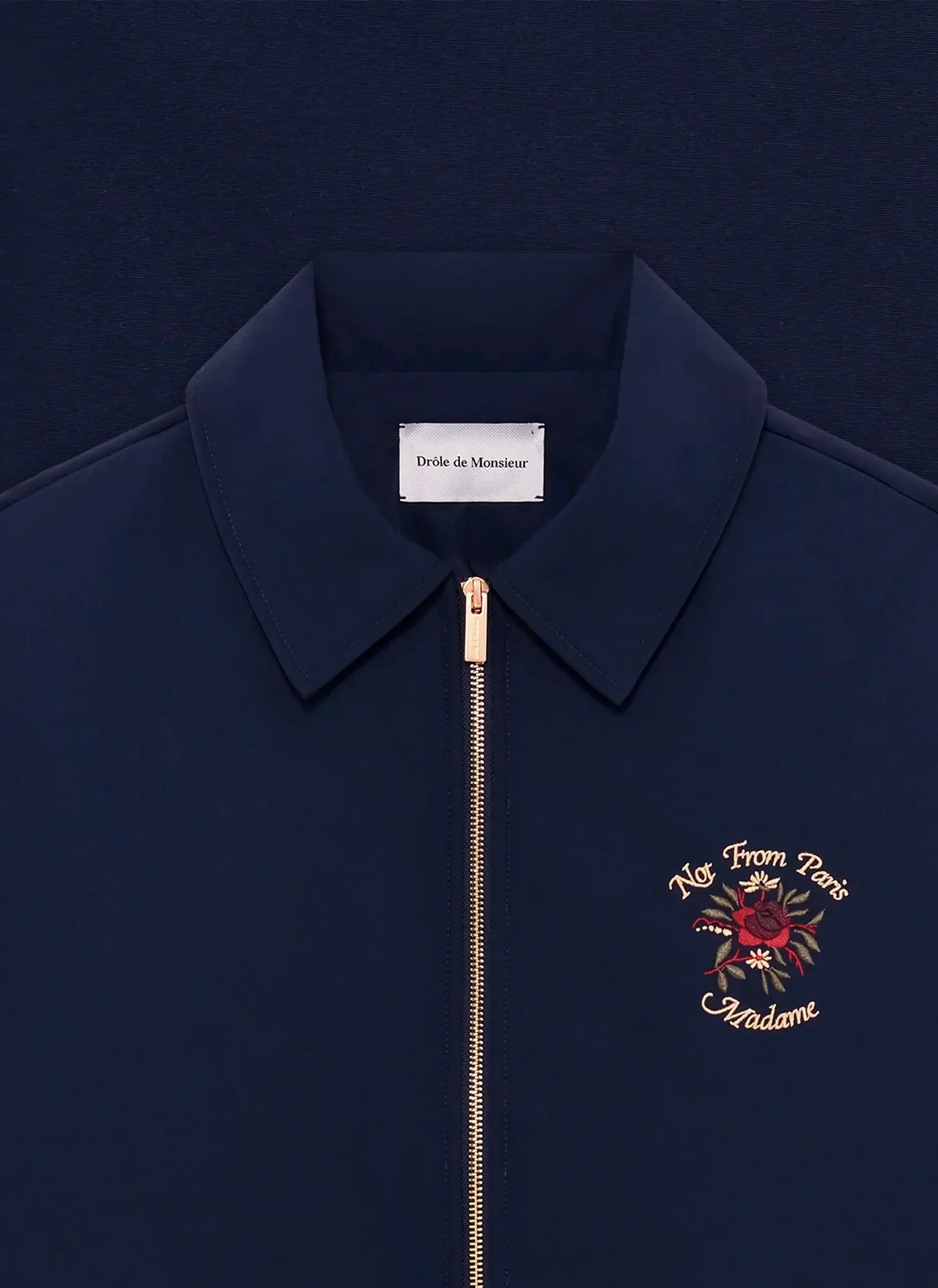 Бомбер Slogan Rose Navy