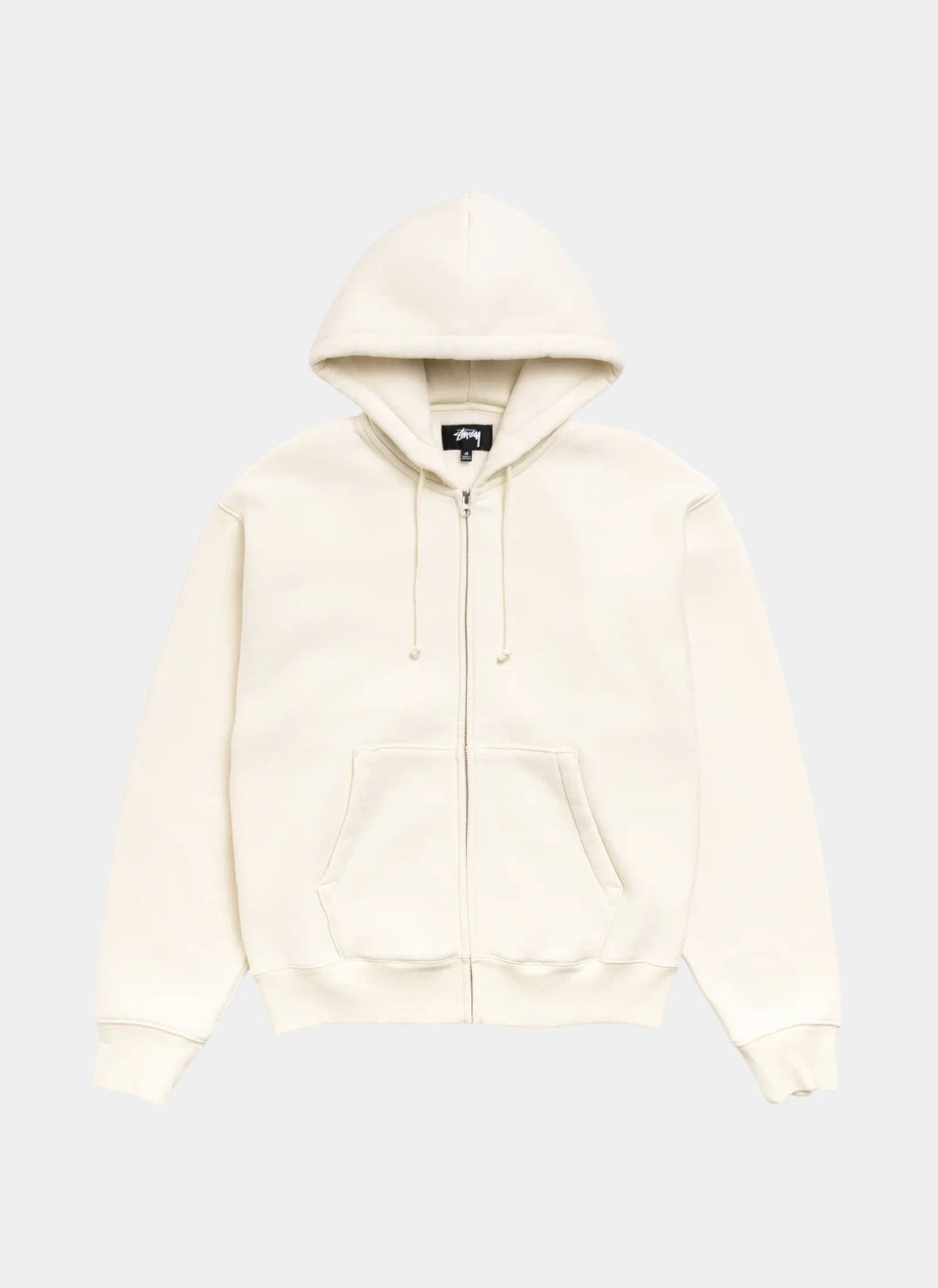 Худи на молнии Cursive Applique Zip Hood Natural