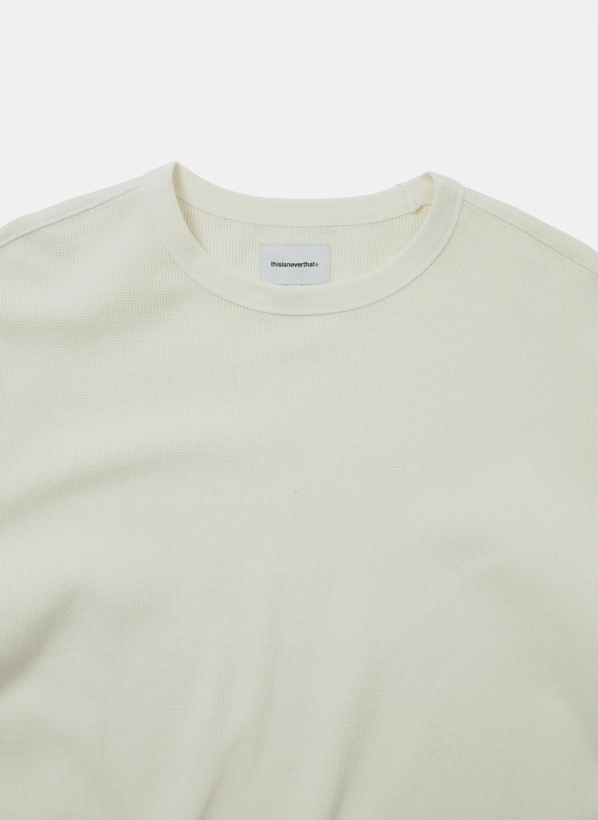 Лонгслив TNT Waffle L/S Tee Ivory