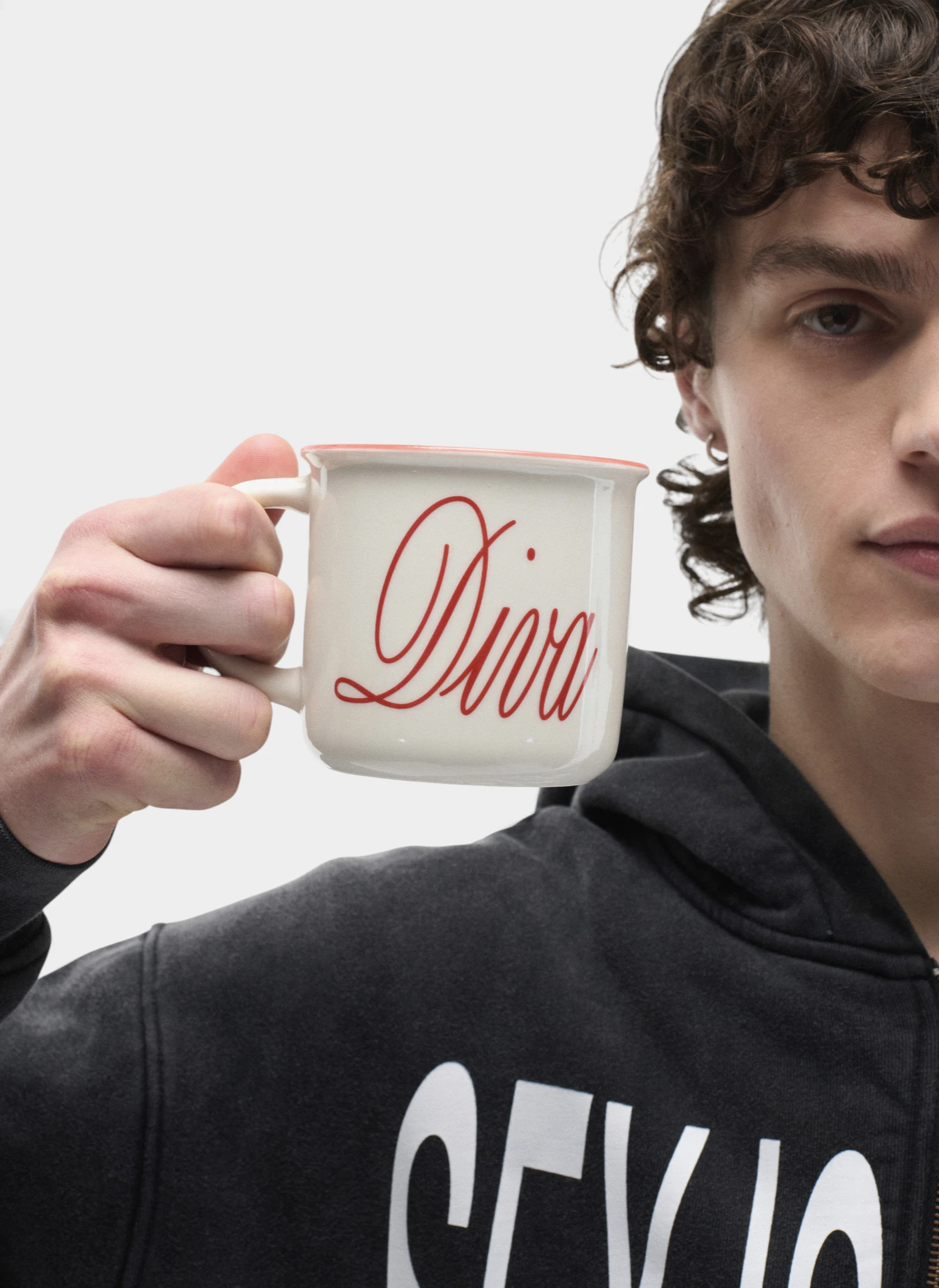 Кружка Drink Up Diva Mug Cream