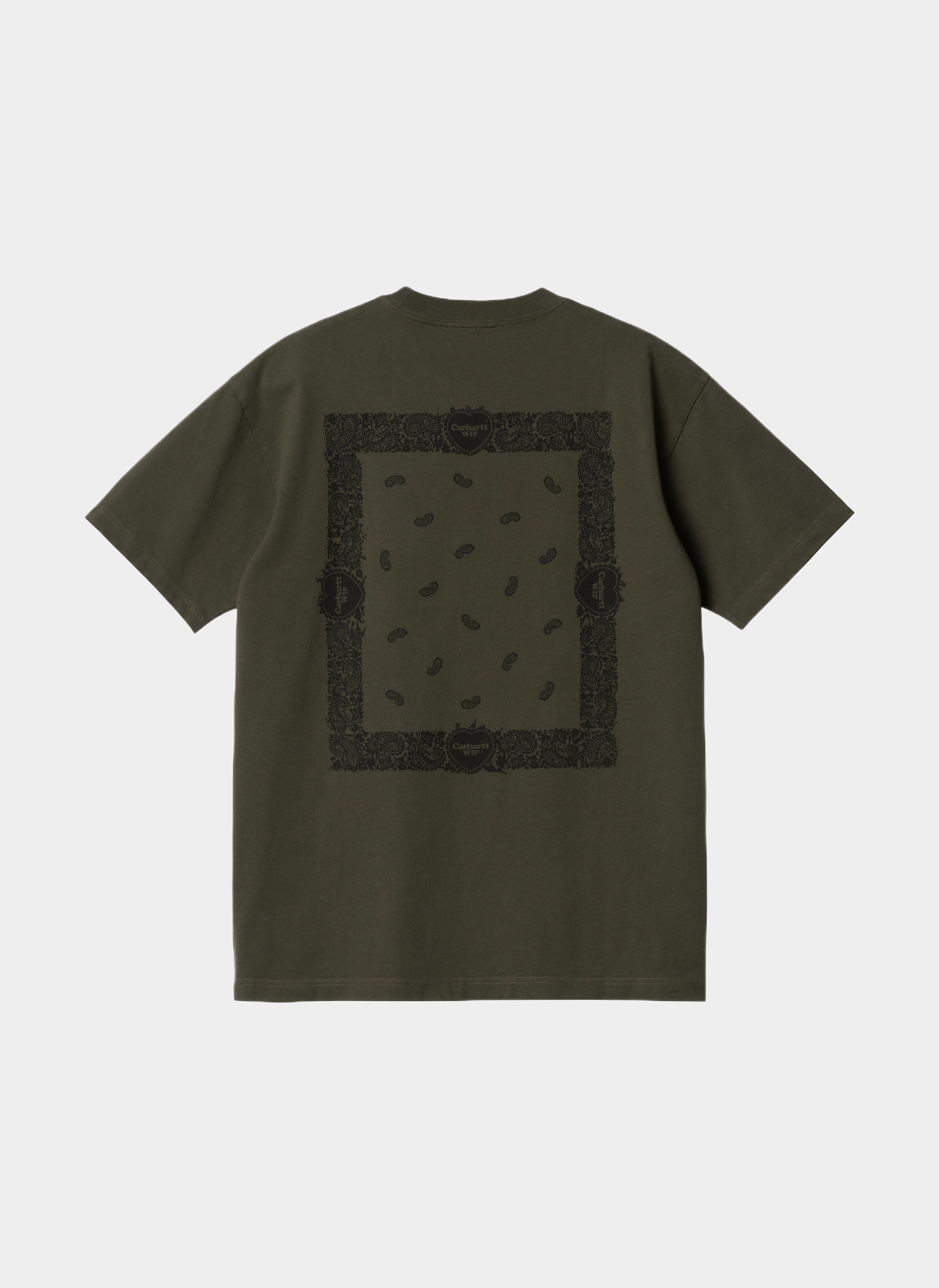 Футболка ‘S/S Paisley T-Shirt’ Plant / Black (Stone Washed) Футболка ‘S/S Paisley T-Shirt’ Plant / Black (Stone Washed)