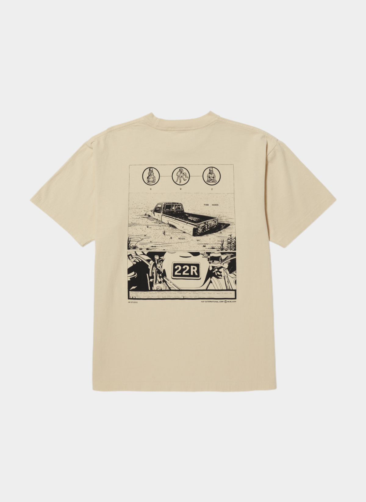 Футболка ‘DIAGRAM DRAWING 1 S/S TEE’ WHEAT Футболка ‘DIAGRAM DRAWING 1 S/S TEE’ WHEAT