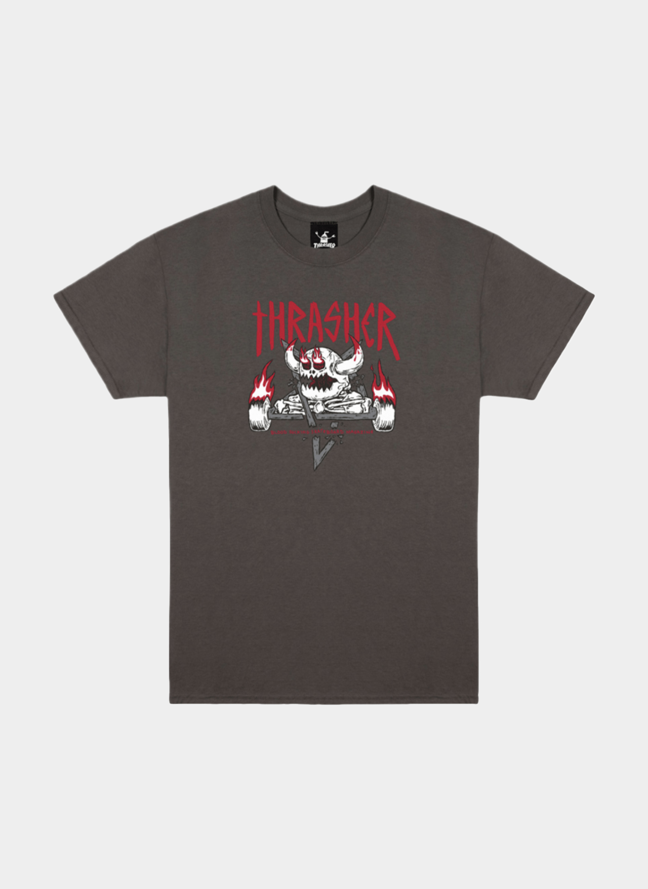 Футболка Thr X Toy Machine Monster-Gram Tee Charcoal Футболка Thr X Toy Machine Monster-Gram Tee Charcoal
