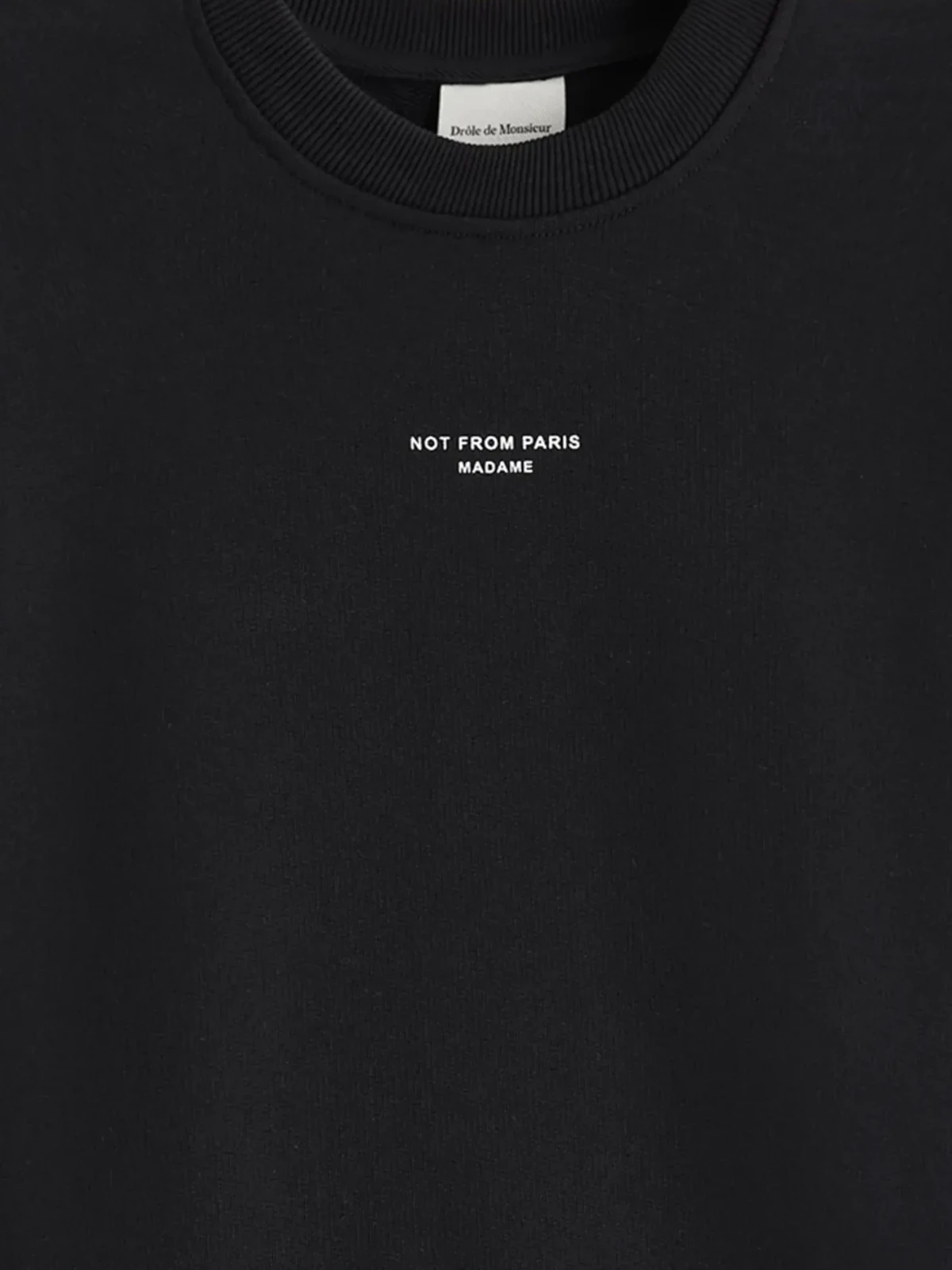 Свитшот Le Sweatshirt Slogan Classique Black