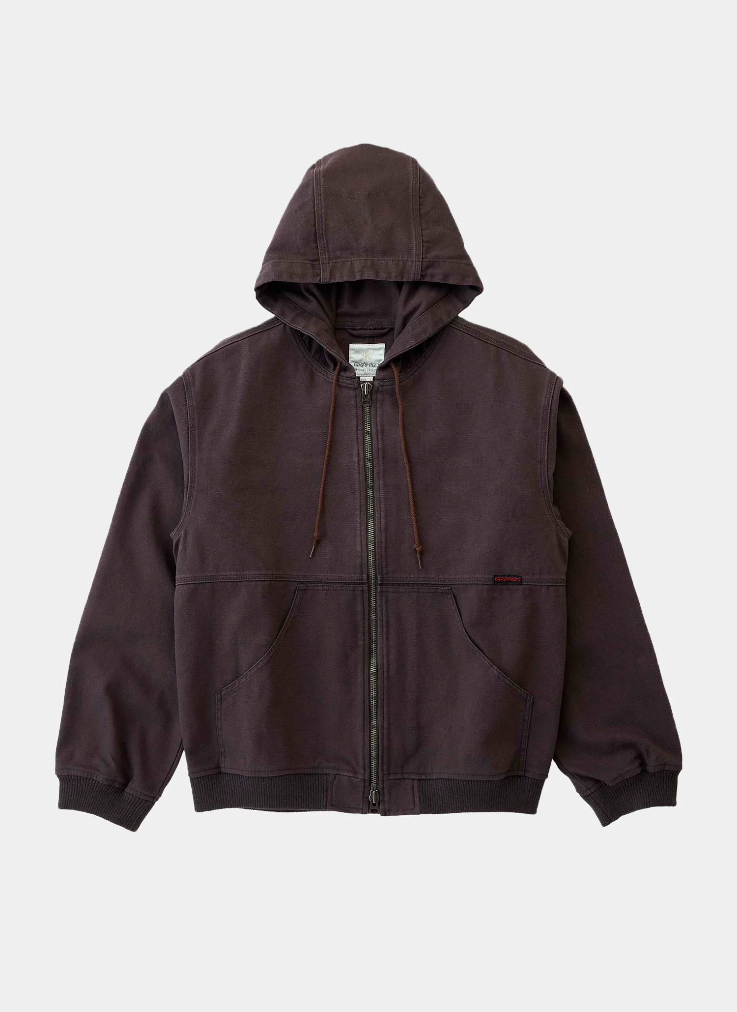 Худи на молнии El Cap Canvas Hooded Jacket Umber