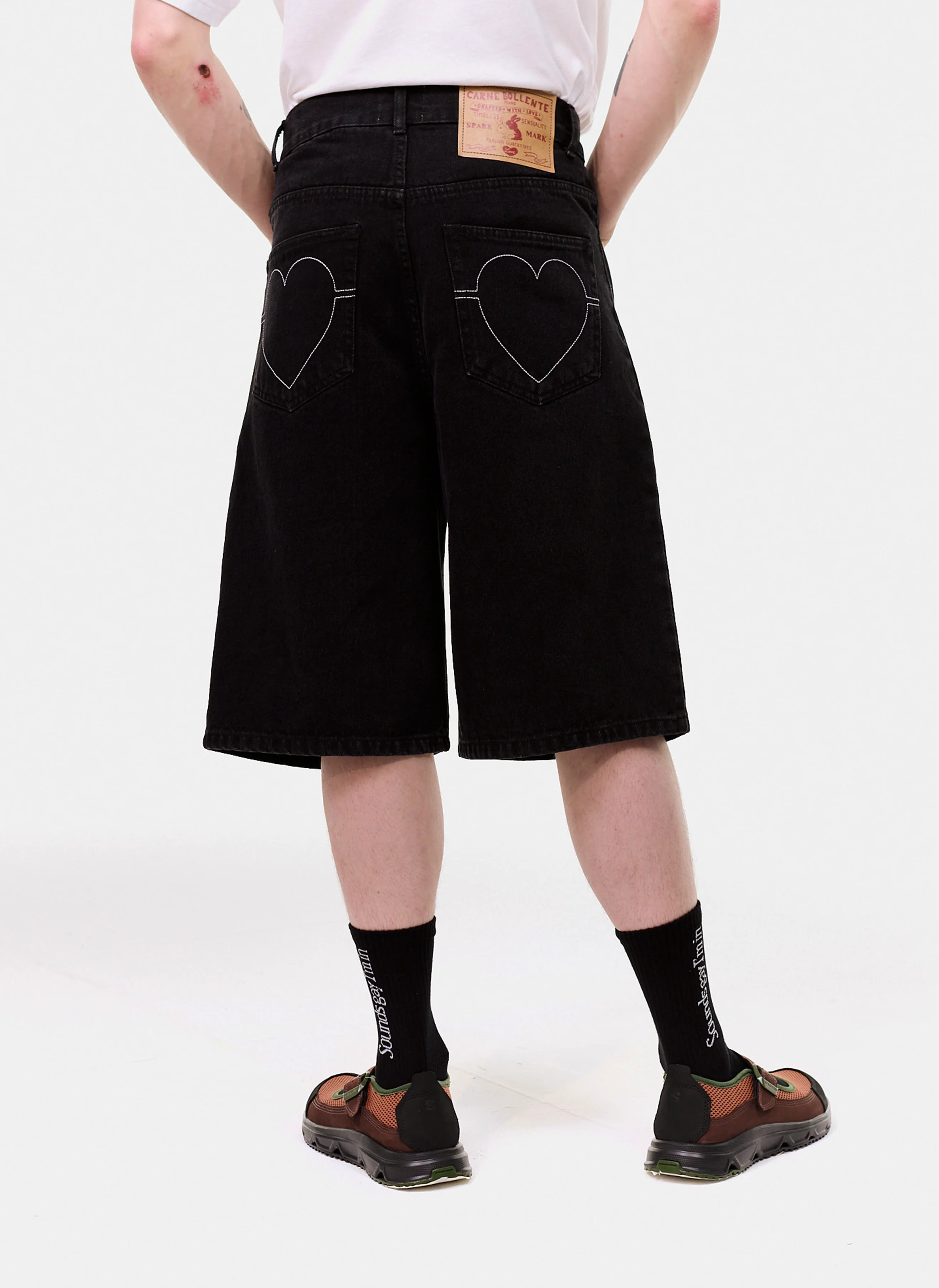 Шорты Heart On, Hard On Shorts Off-Black