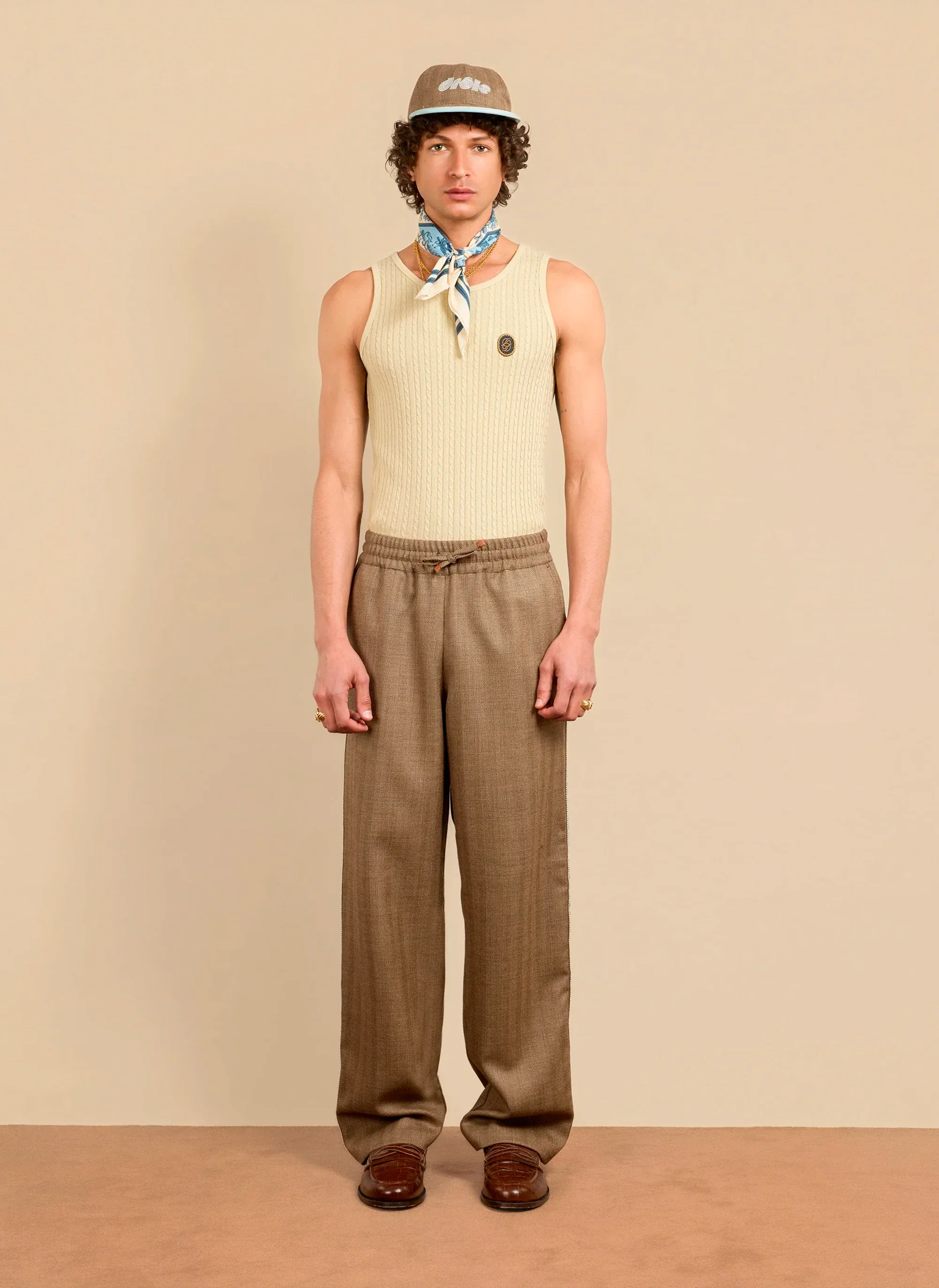 Платок Le Foulard Patineur Blue