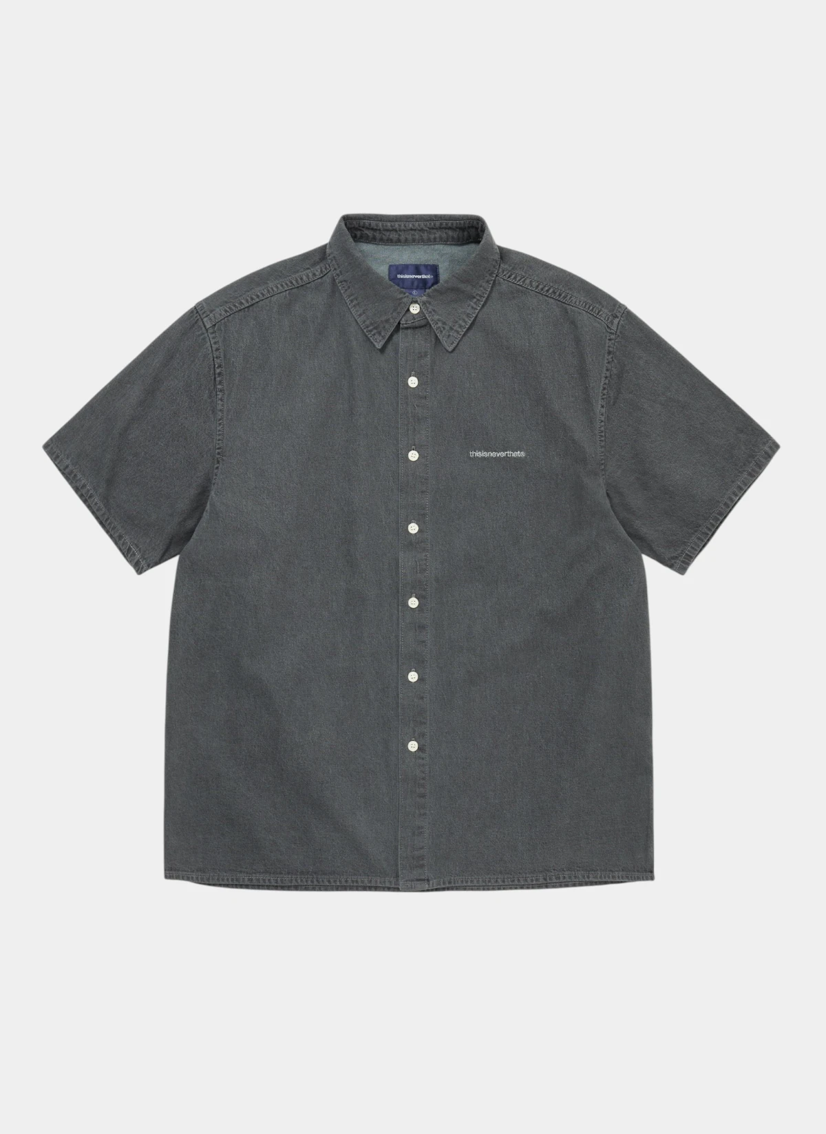 Рубашка Washed Denim S/S Shirt Dusty Grey