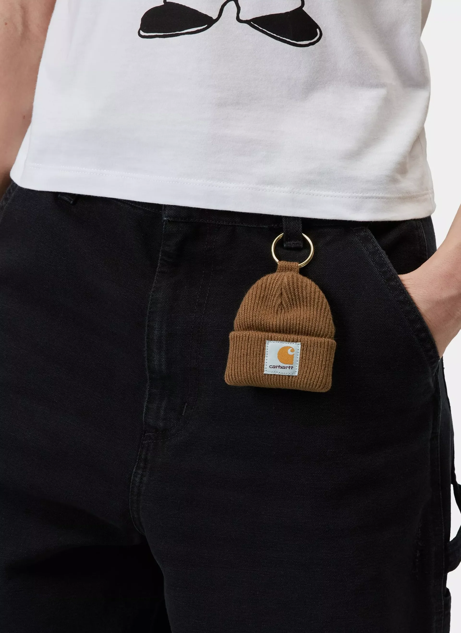 Брелок Mini Watch Hat Keychain Hamilton Brown
