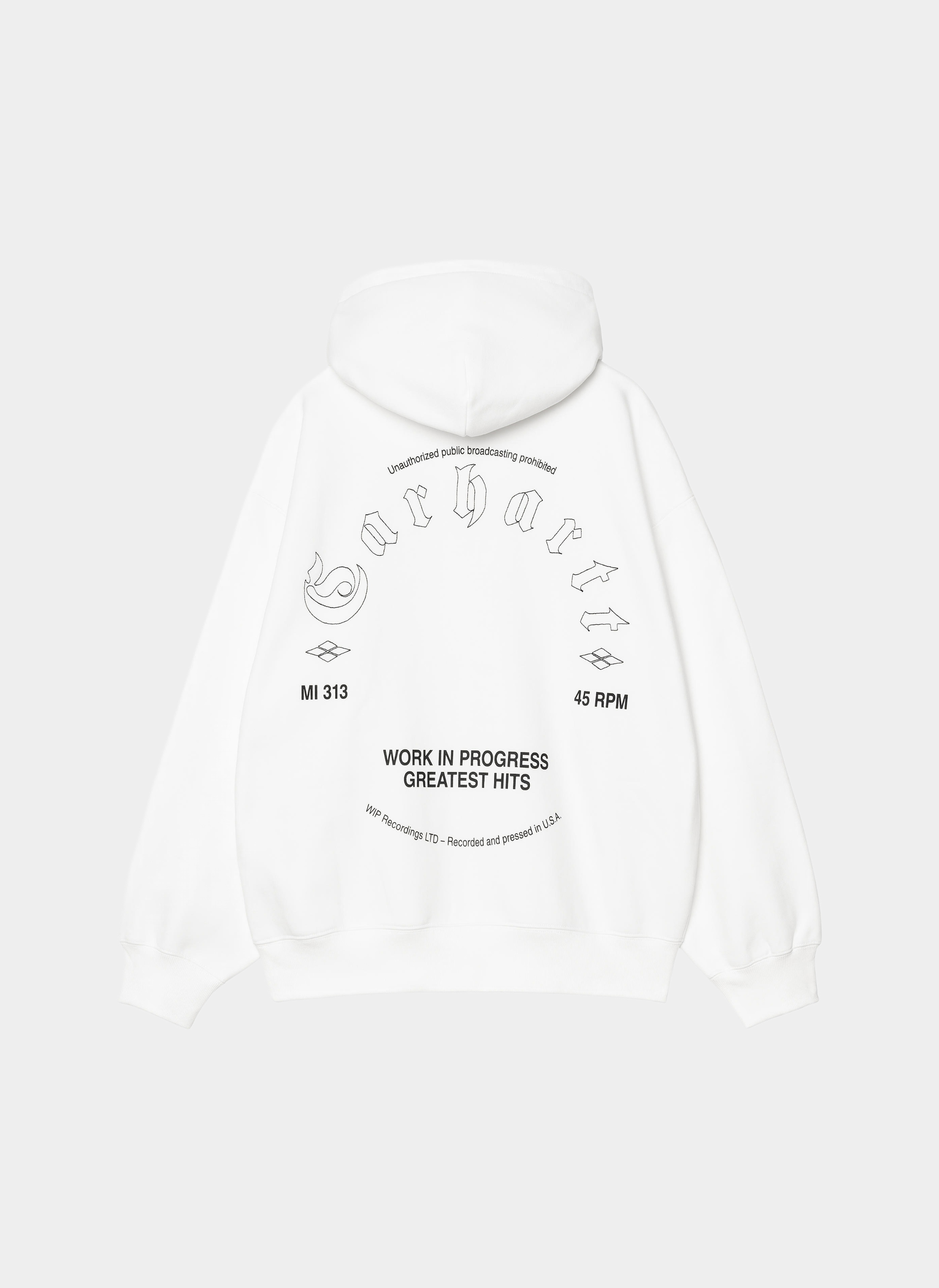 Худи ‘Hooded Greatest Hits Sweat’ White / Black Худи ‘Hooded Greatest Hits Sweat’ White / Black