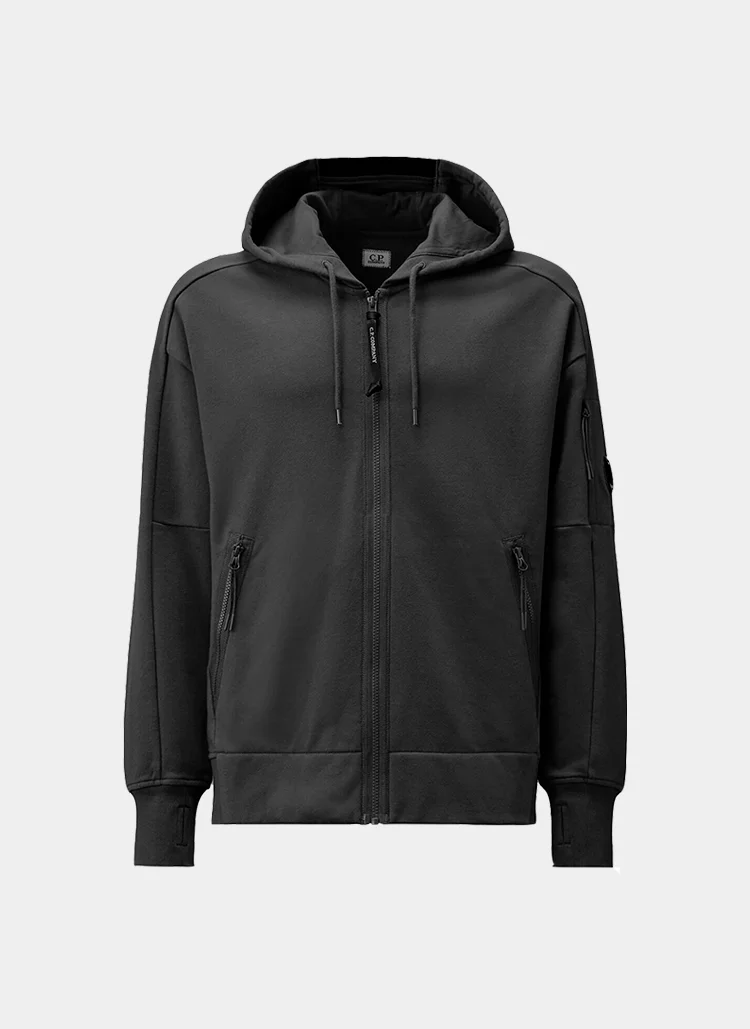 Худи на молнии Diagonal Raised Fleece Hooded Full Zip Sweatshirt Dark  Shadow