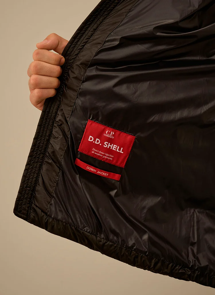 Пуховик D.D. Shell Hooded Down Puffer Jacket Black