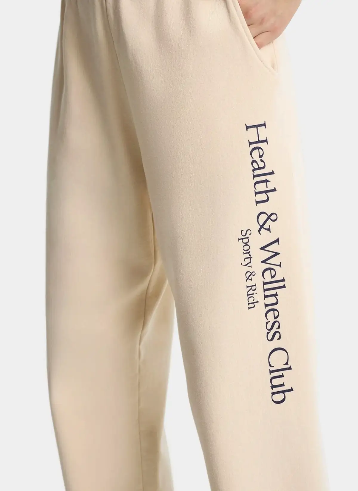 Брюки H&W Crest Sweatpant Cream