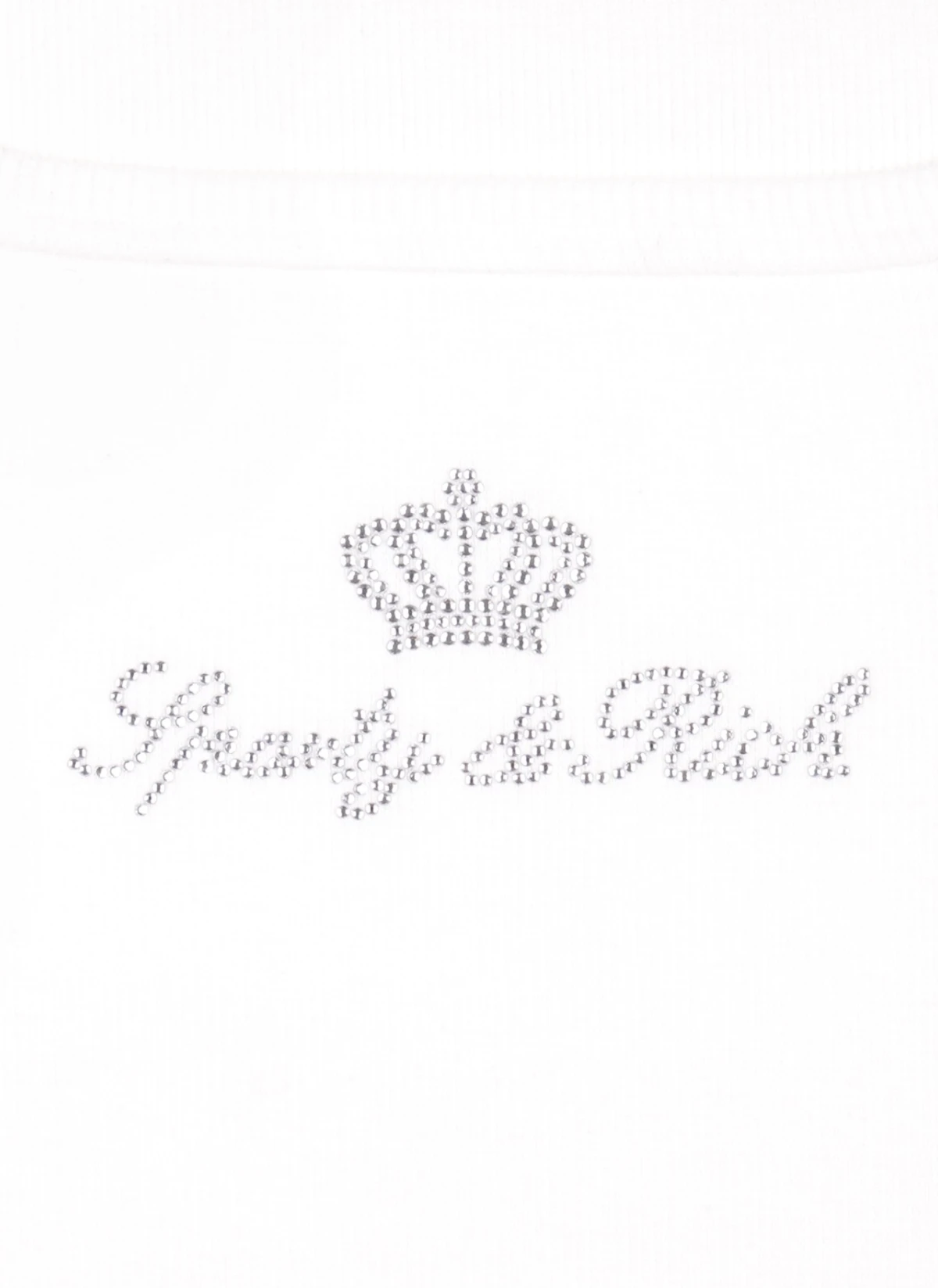 Майка Juicy Crown Ribbed Tank White
