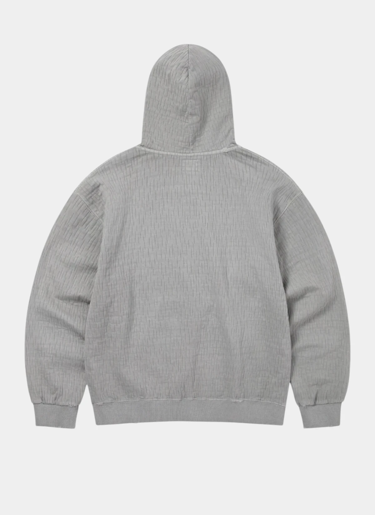 Худи на молнии Damaged Zip Up Hoodie Khaki Grey