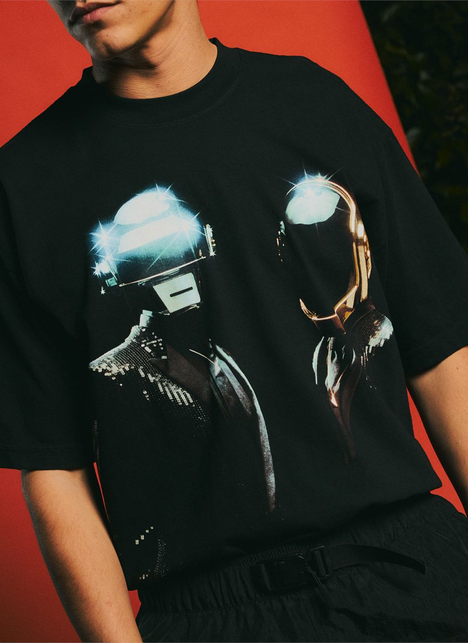Футболка Pleasures x Daft Punk Duo T-Shirt Black