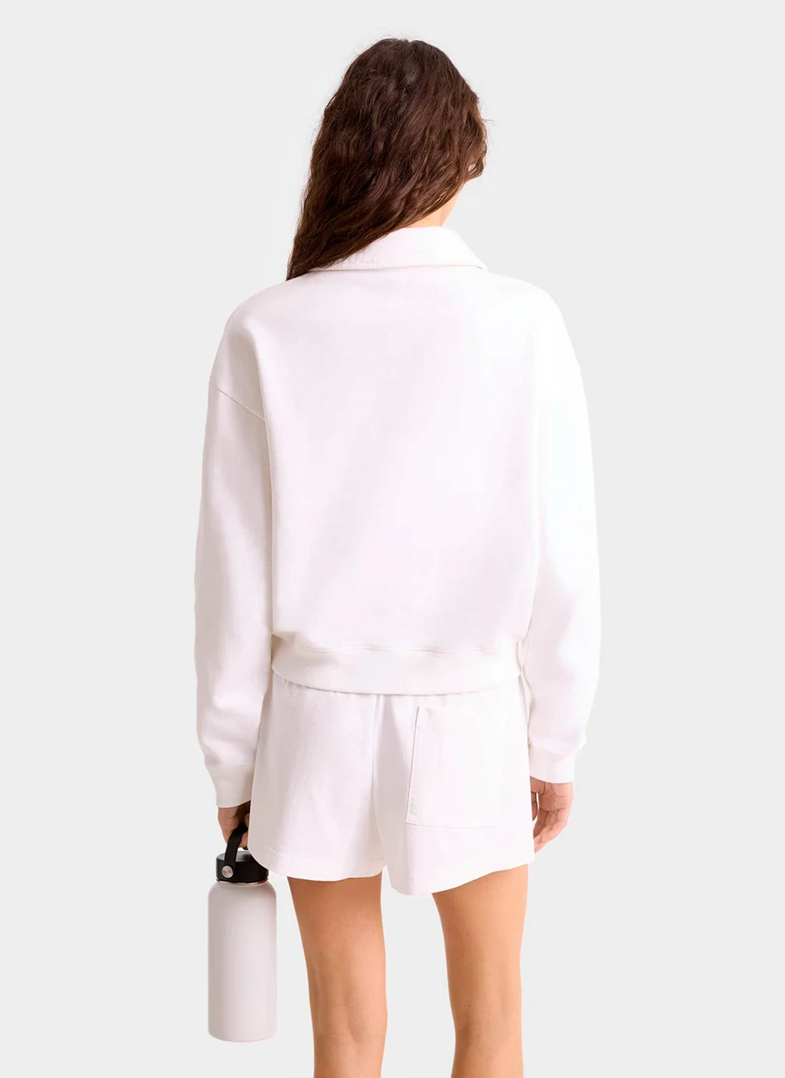 Рубашка Crown Country Embroidered Cropped Polo White