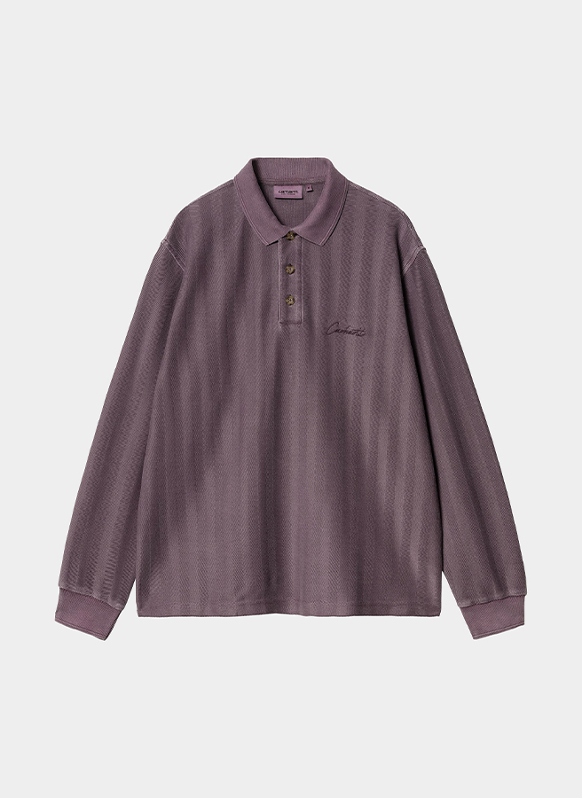 Рубашка регби ‘L/S Morrison Rugby Shirt’ HUCKLEBERRY (PIGMENT GARMENT DYED) Рубашка регби ‘L/S Morrison Rugby Shirt’ HUCKLEBERRY (PIGMENT GARMENT DYED)