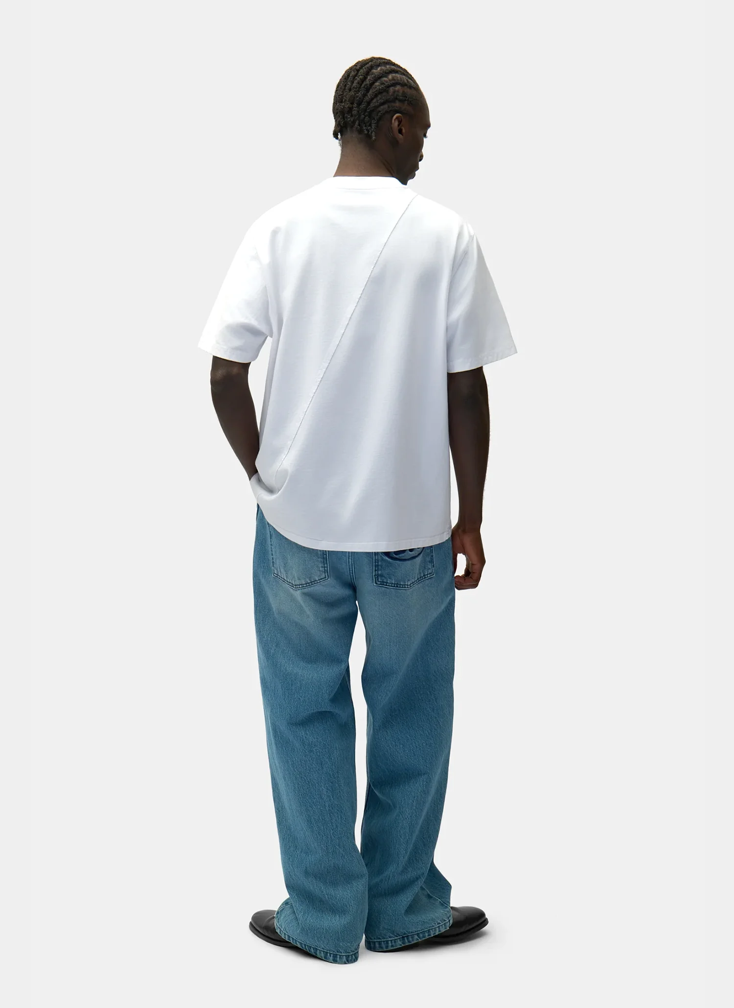 Джинсы Circle Logo Pocket Pants Blue