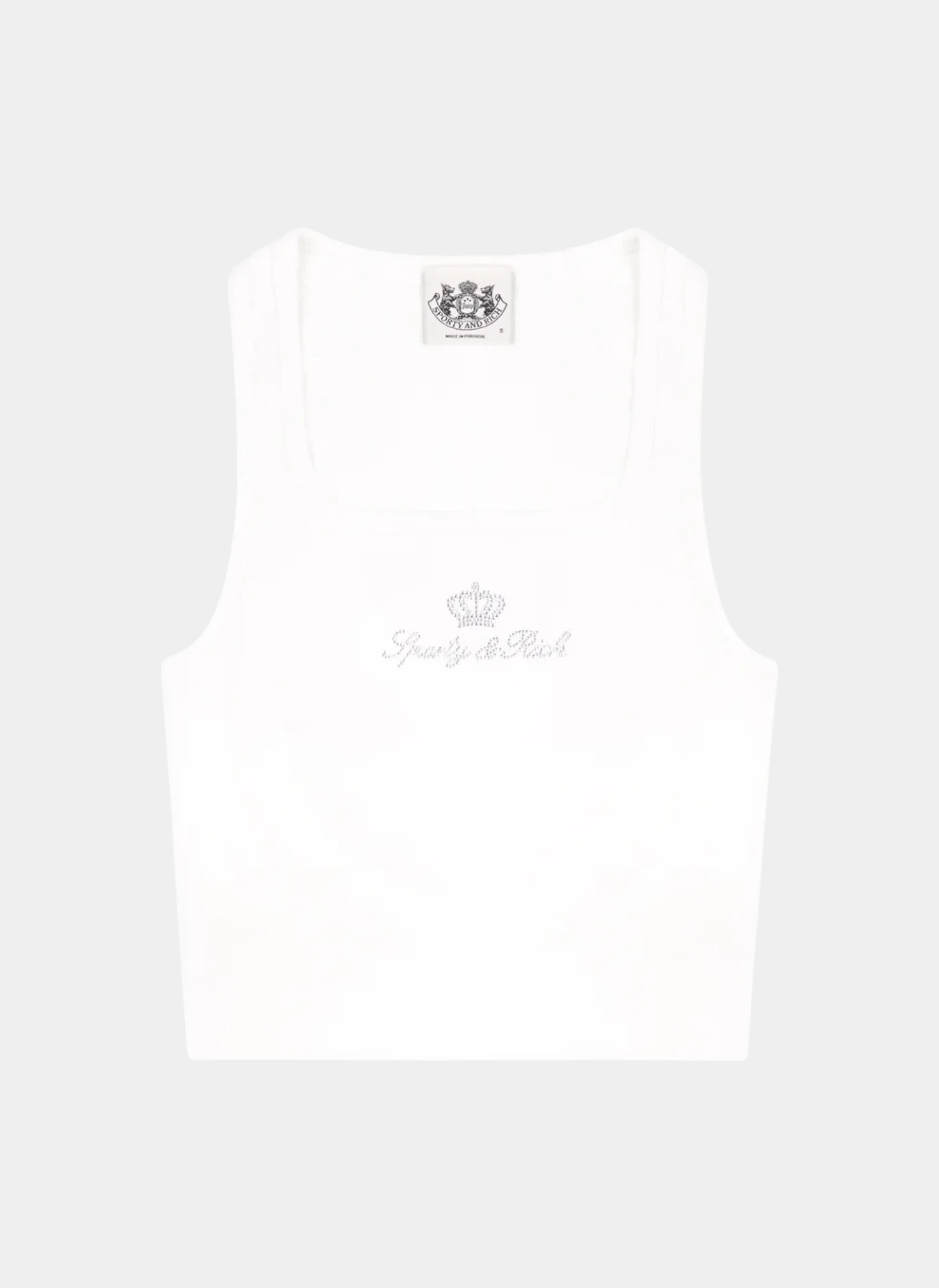 Майка Juicy Crown Ribbed Tank White