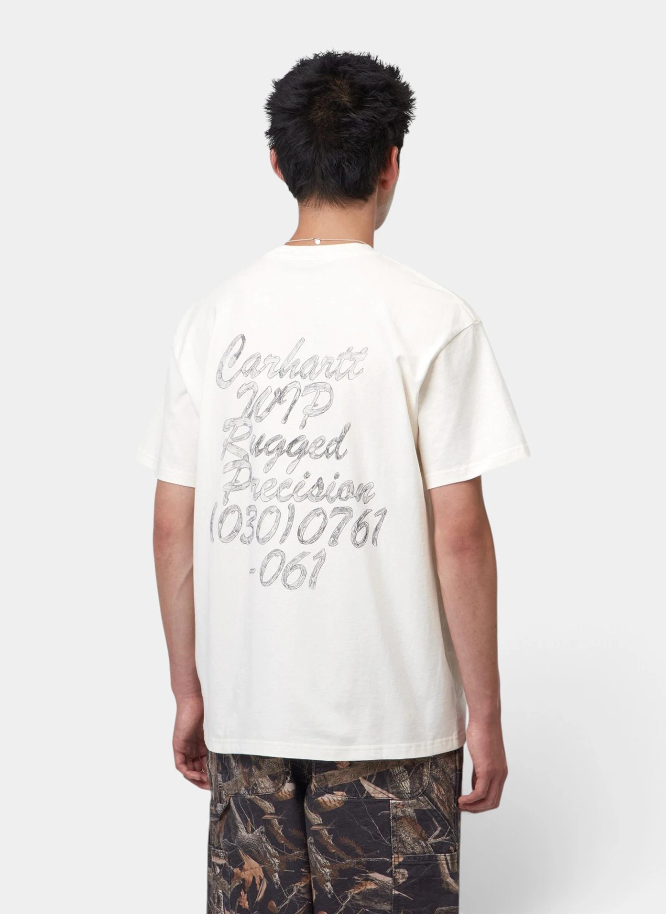 Футболка S/S Hatching Script T-Shirt Wax (Garment Dyed)