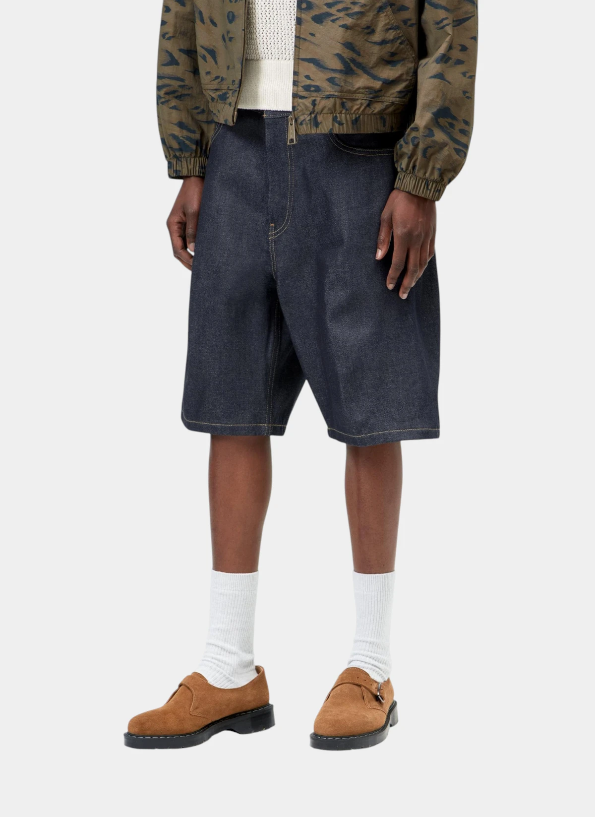Шорты Carhartt WIP W Brandon Short Blue (Rinsed)
