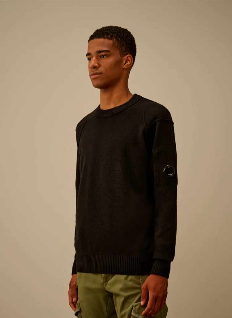 Свитер Lambswool GRS Crewneck Lens Sweater Black