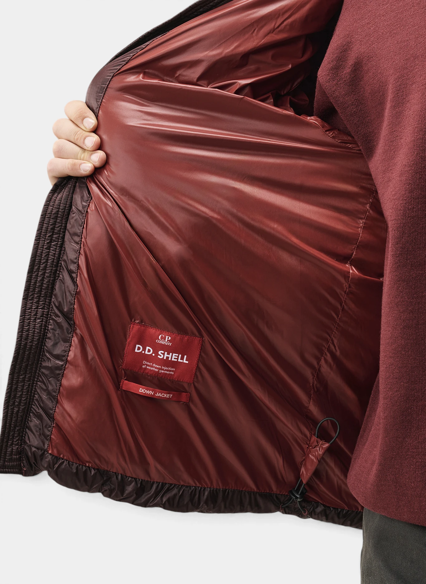 Пуховик D.D. Shell Hooded Down Jacket Andorra Red