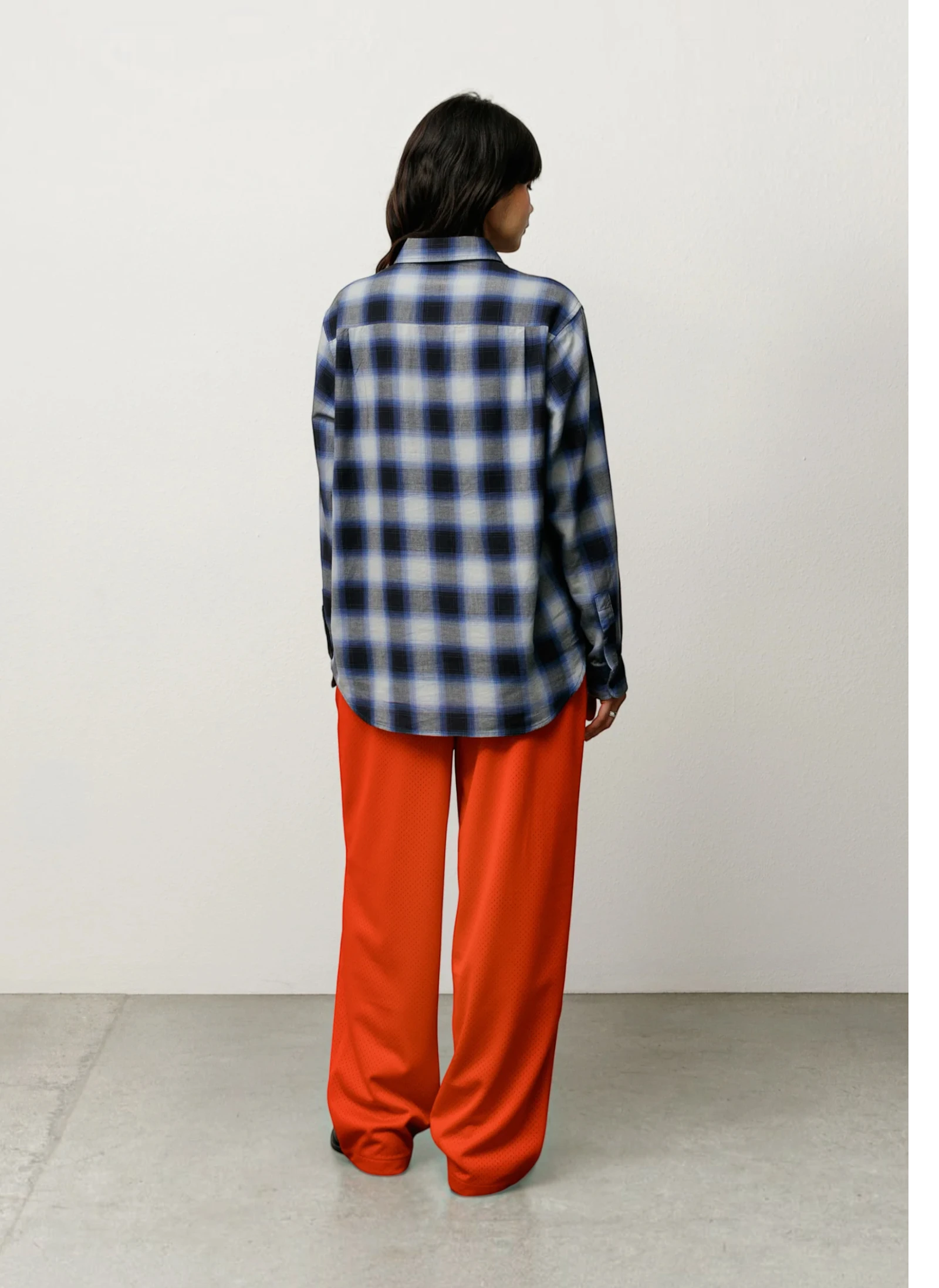 Рубашка Beach Ombre Plaid Shirt Black