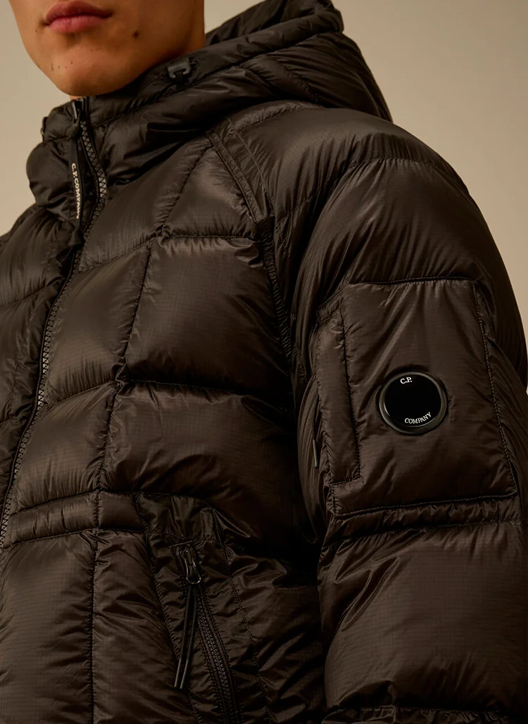 Пуховик D.D. Shell Hooded Down Puffer Jacket Black